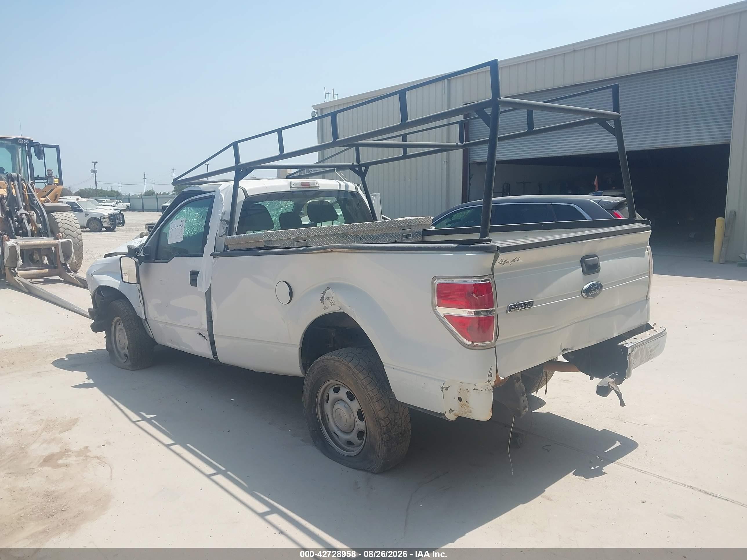 2014 Ford F-150 Xl White vin: 1FTNF1CF2EKF36731