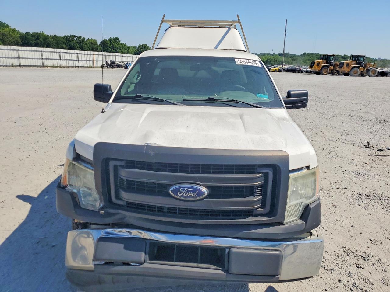 2014 Ford F150 White vin: 1FTNF1CF2EKF50631