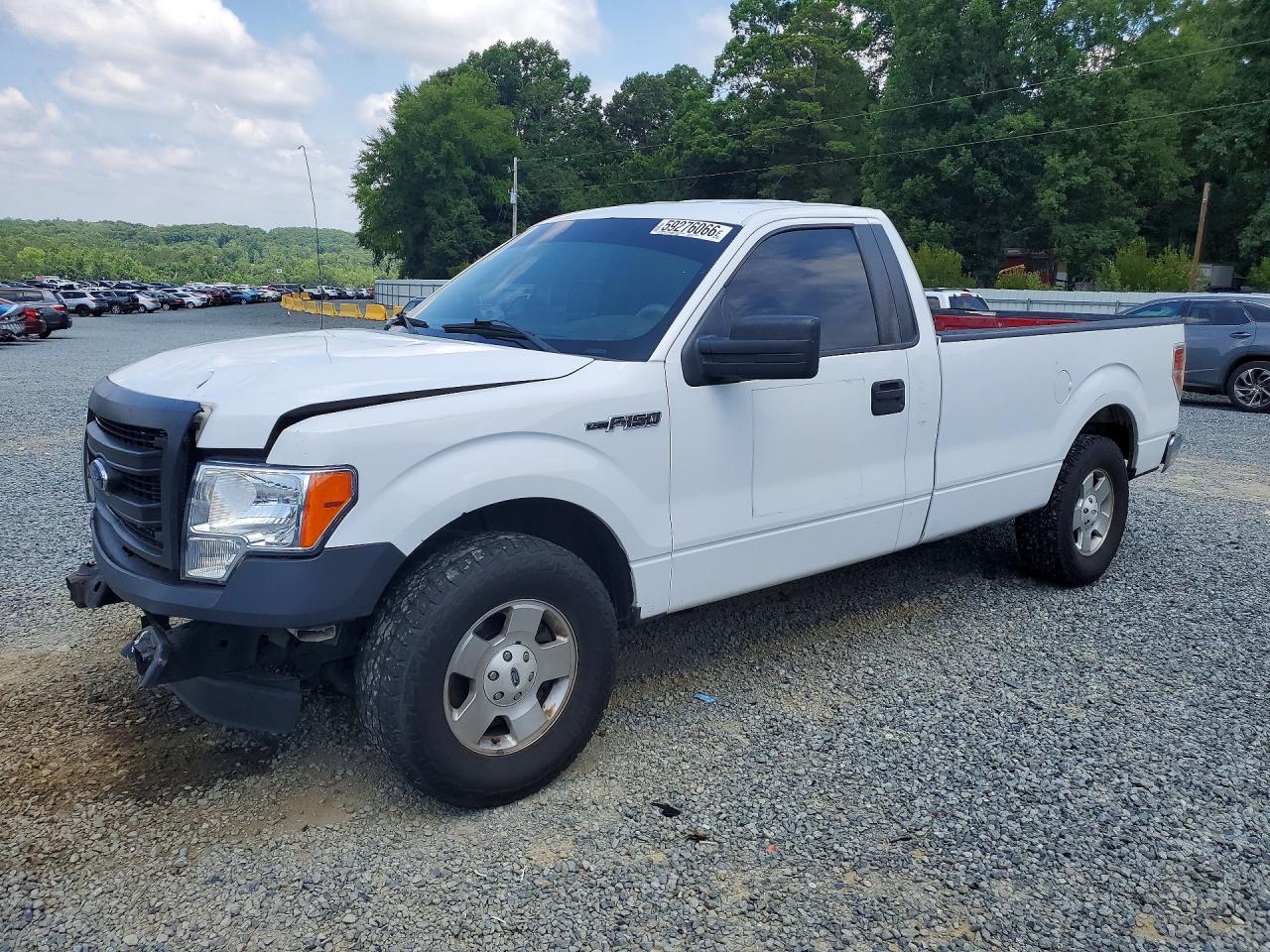 2014 Ford F150 White vin: 1FTNF1CF2EKG07152