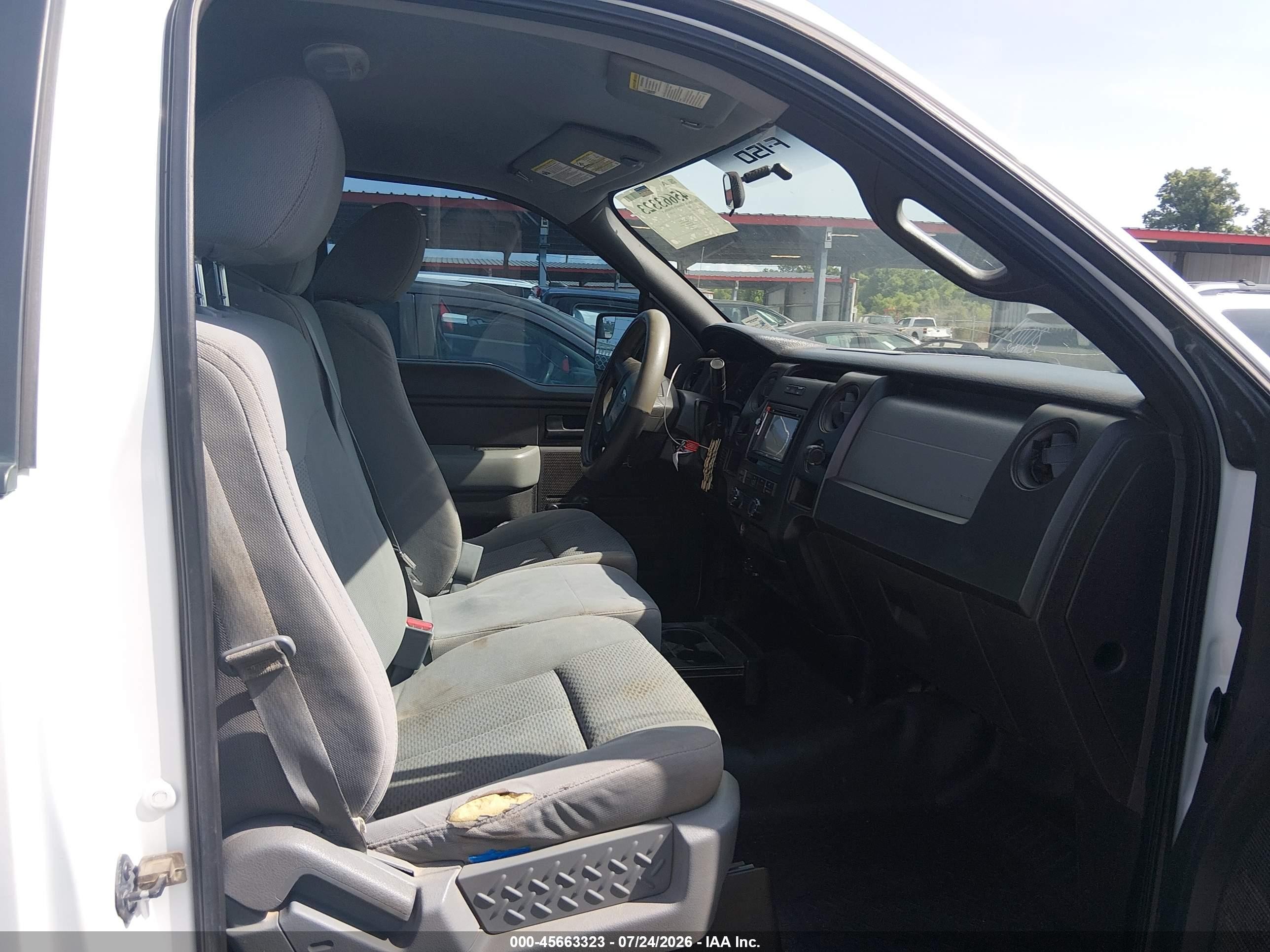 2012 Ford F-150 Xl White vin: 1FTNF1CF3CKD39726