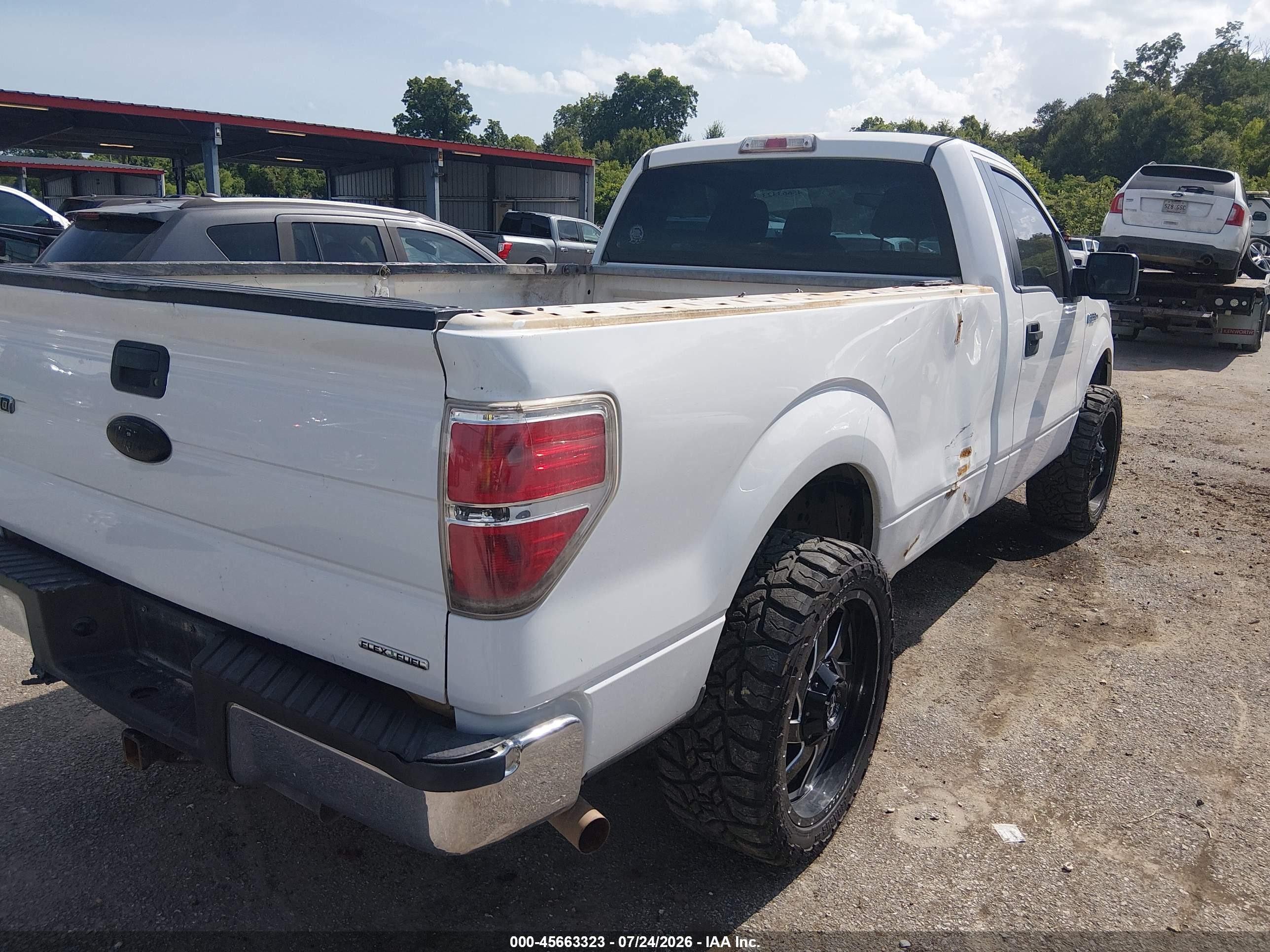 2012 Ford F-150 Xl White vin: 1FTNF1CF3CKD39726