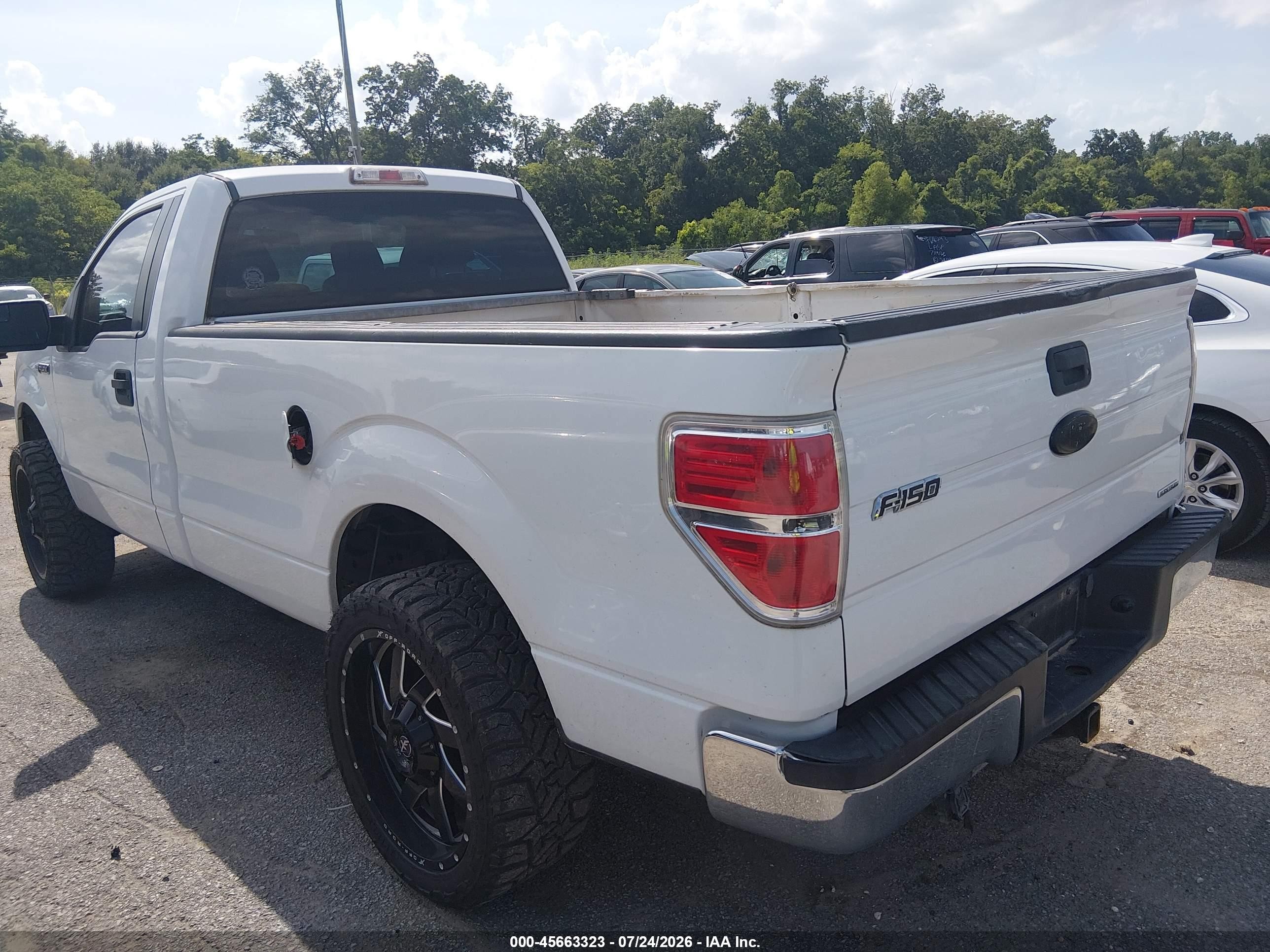 2012 Ford F-150 Xl White vin: 1FTNF1CF3CKD39726