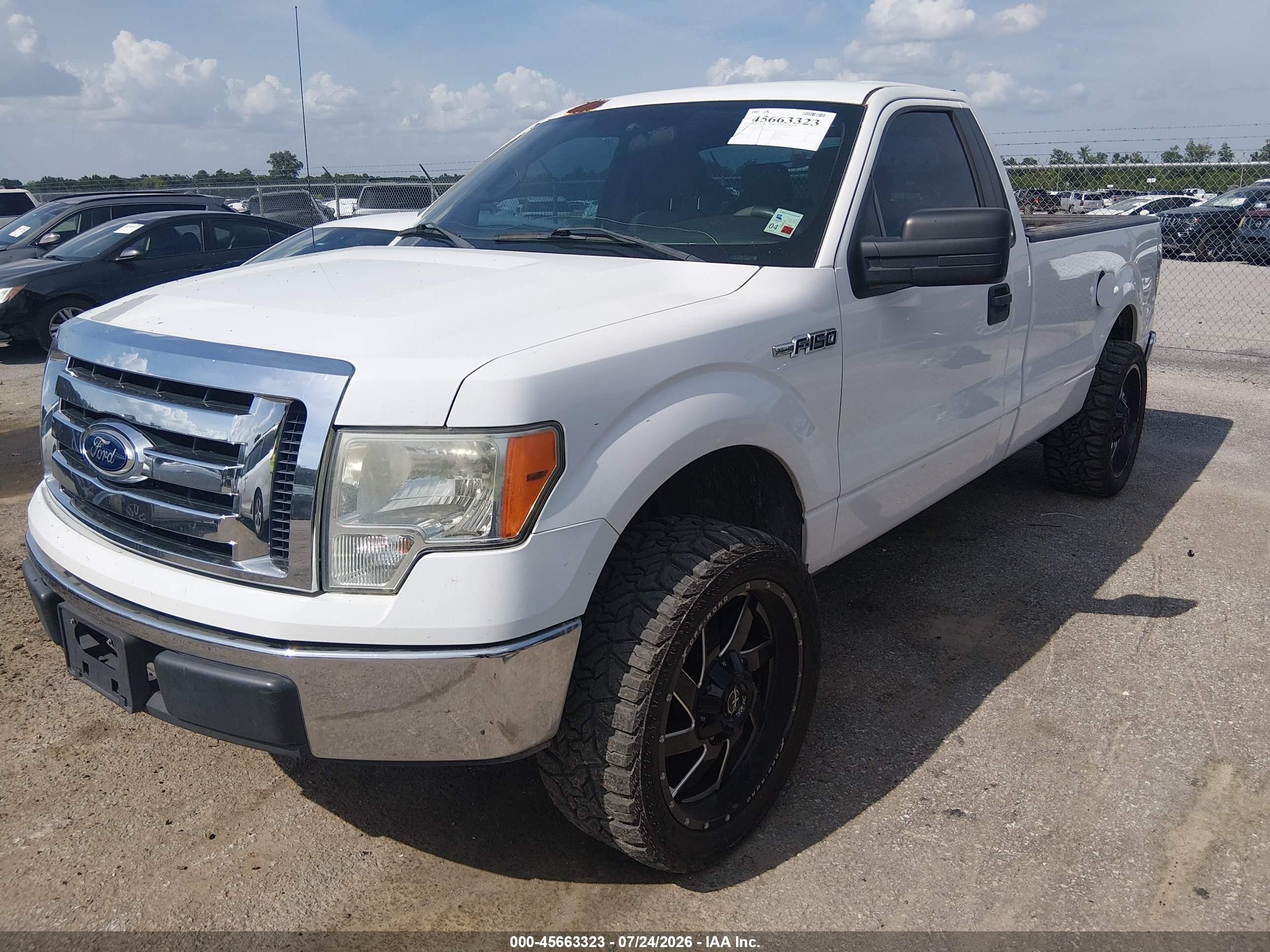 2012 Ford F-150 Xl White vin: 1FTNF1CF3CKD39726