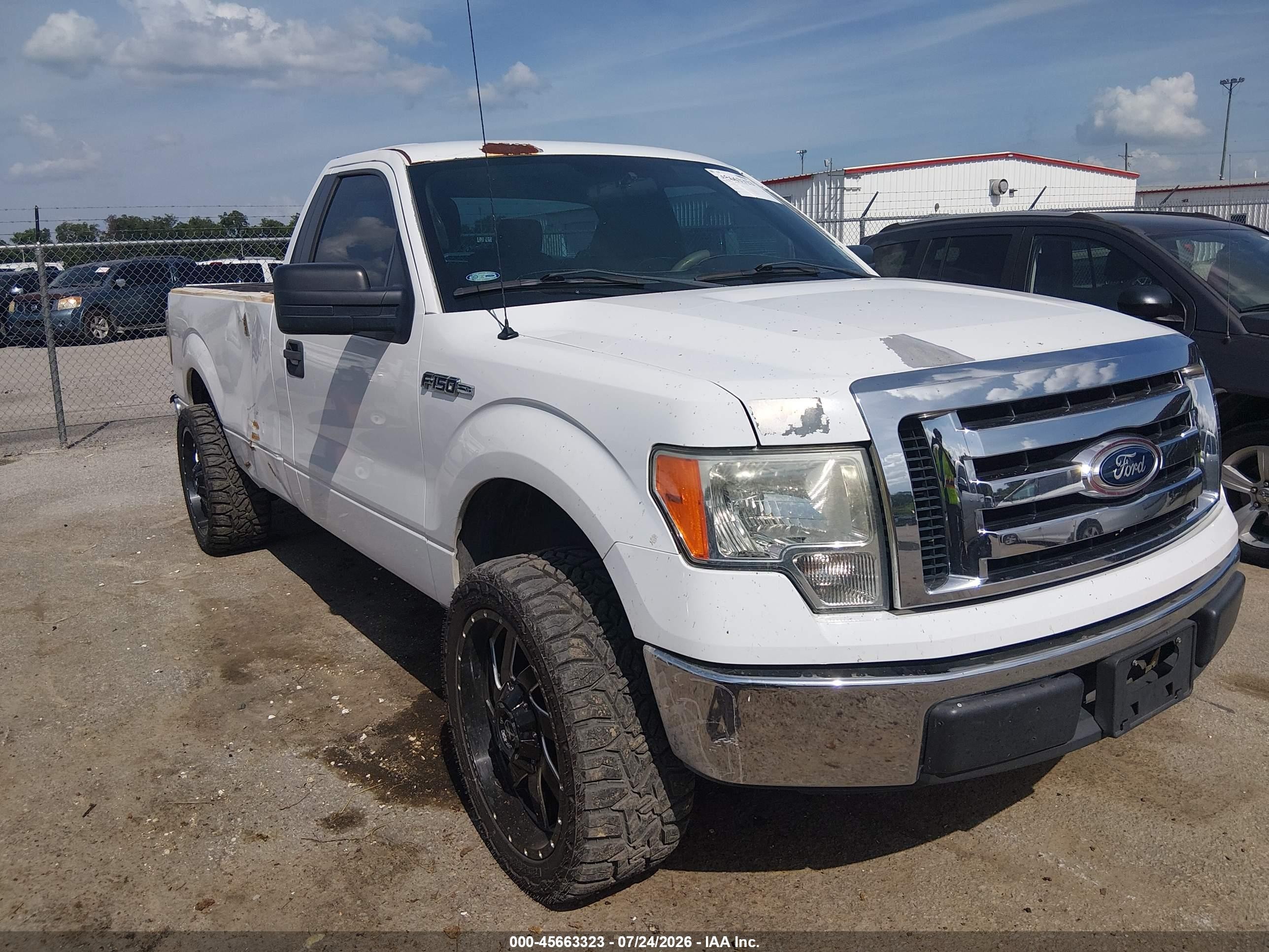 2012 Ford F-150 Xl White vin: 1FTNF1CF3CKD39726