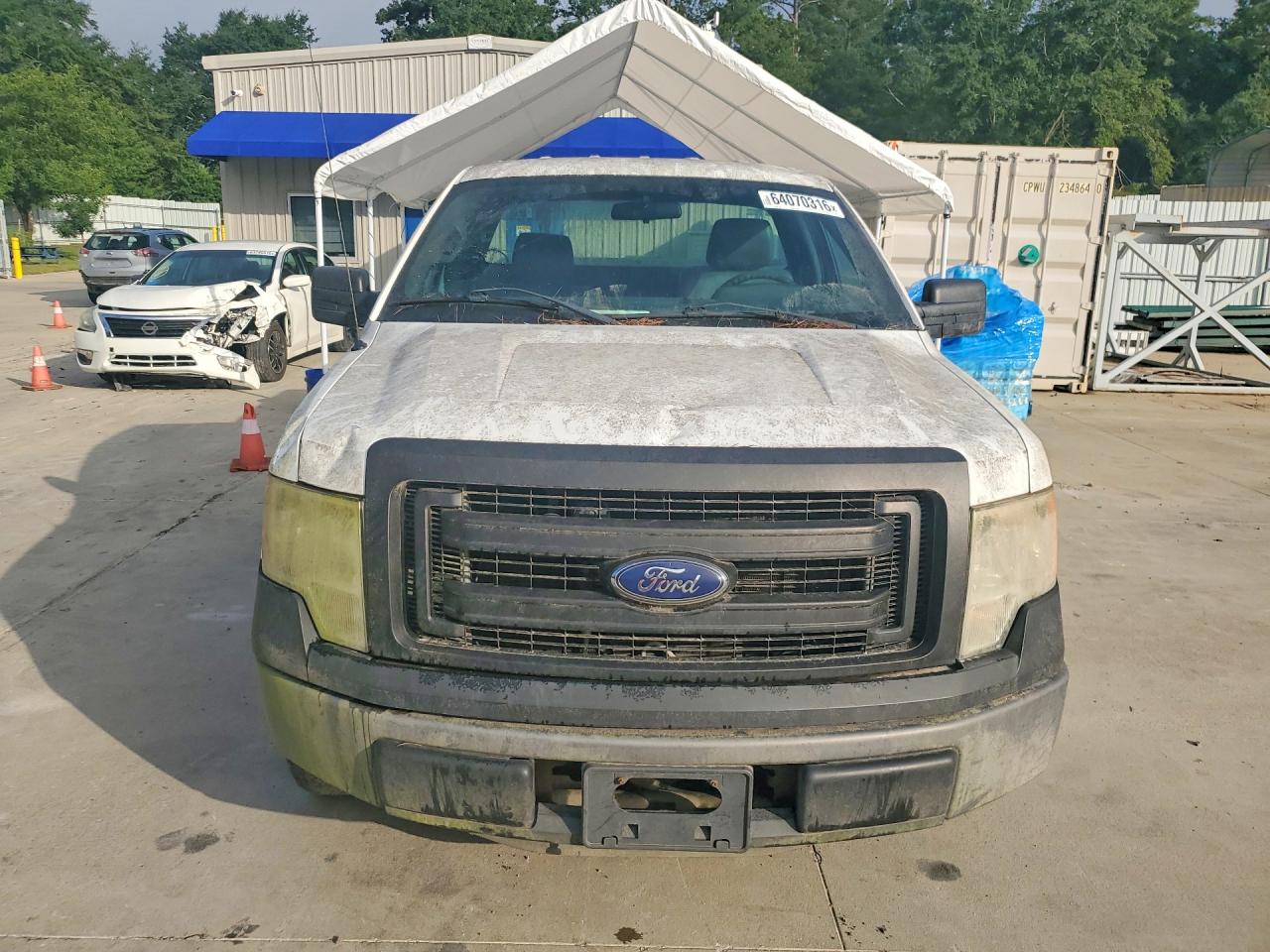 2013 Ford F150 White vin: 1FTNF1CF3DKF90182