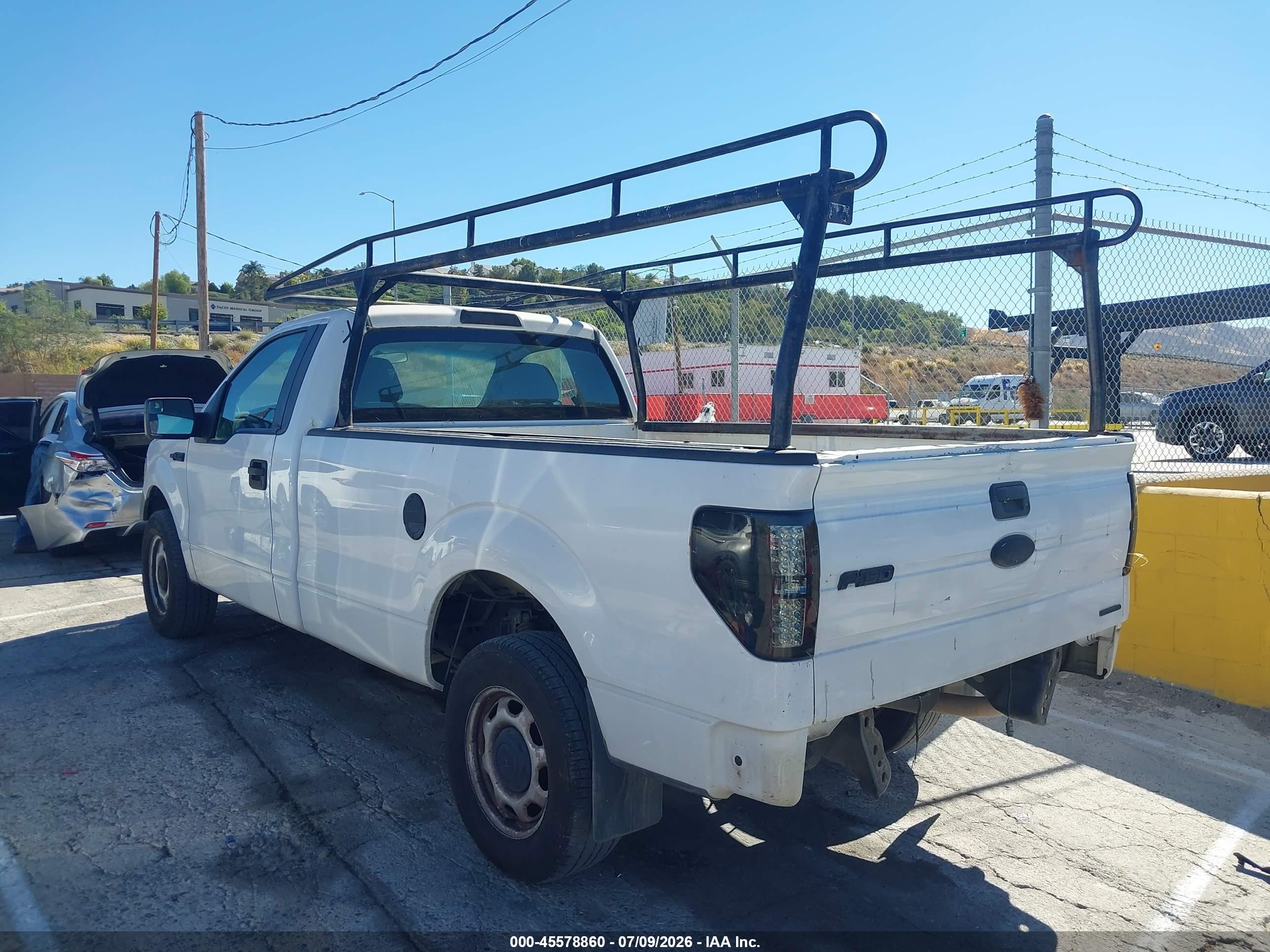 2014 Ford F-150 Xl White vin: 1FTNF1CF3EKD75970