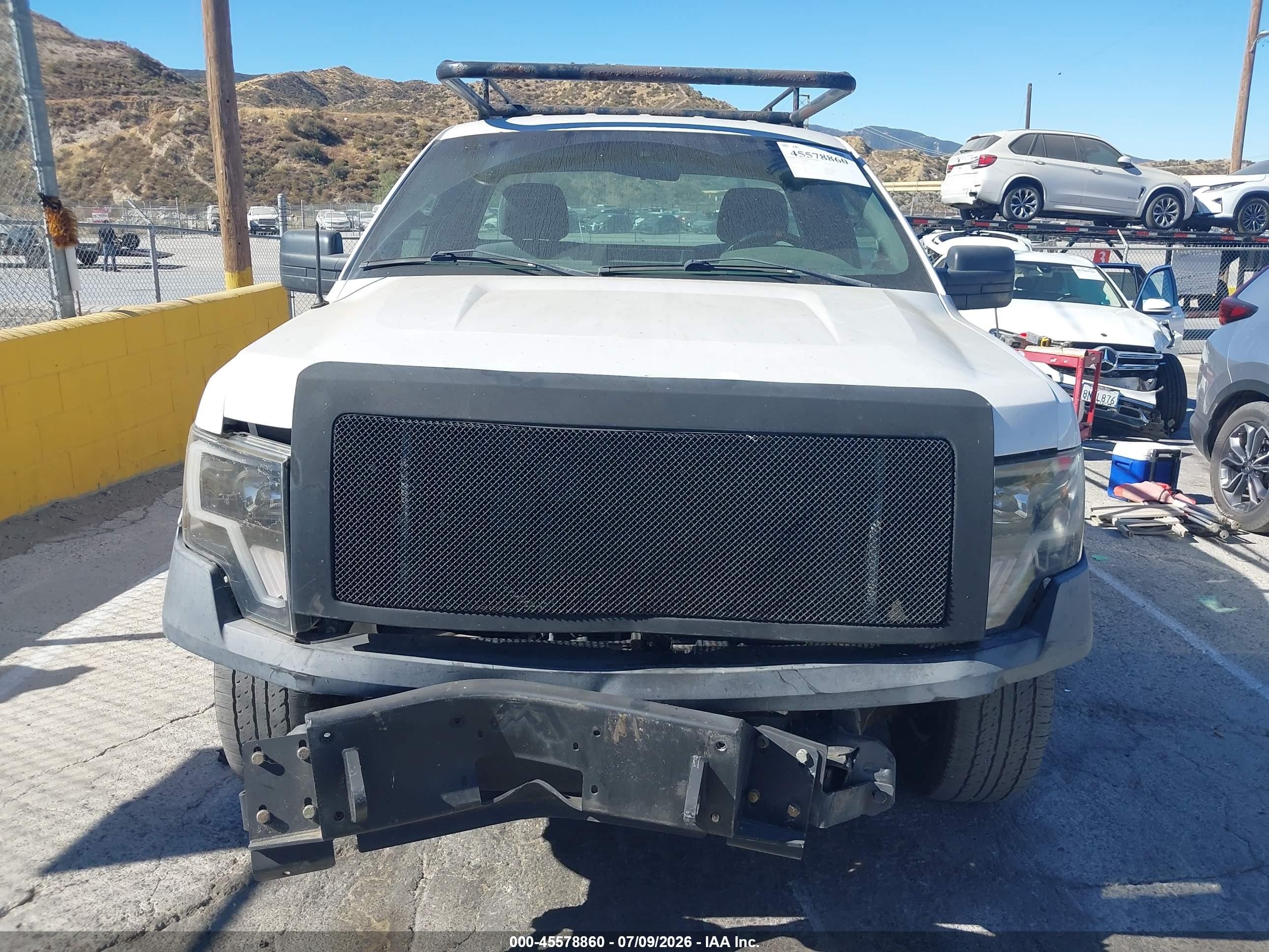 2014 Ford F-150 Xl White vin: 1FTNF1CF3EKD75970