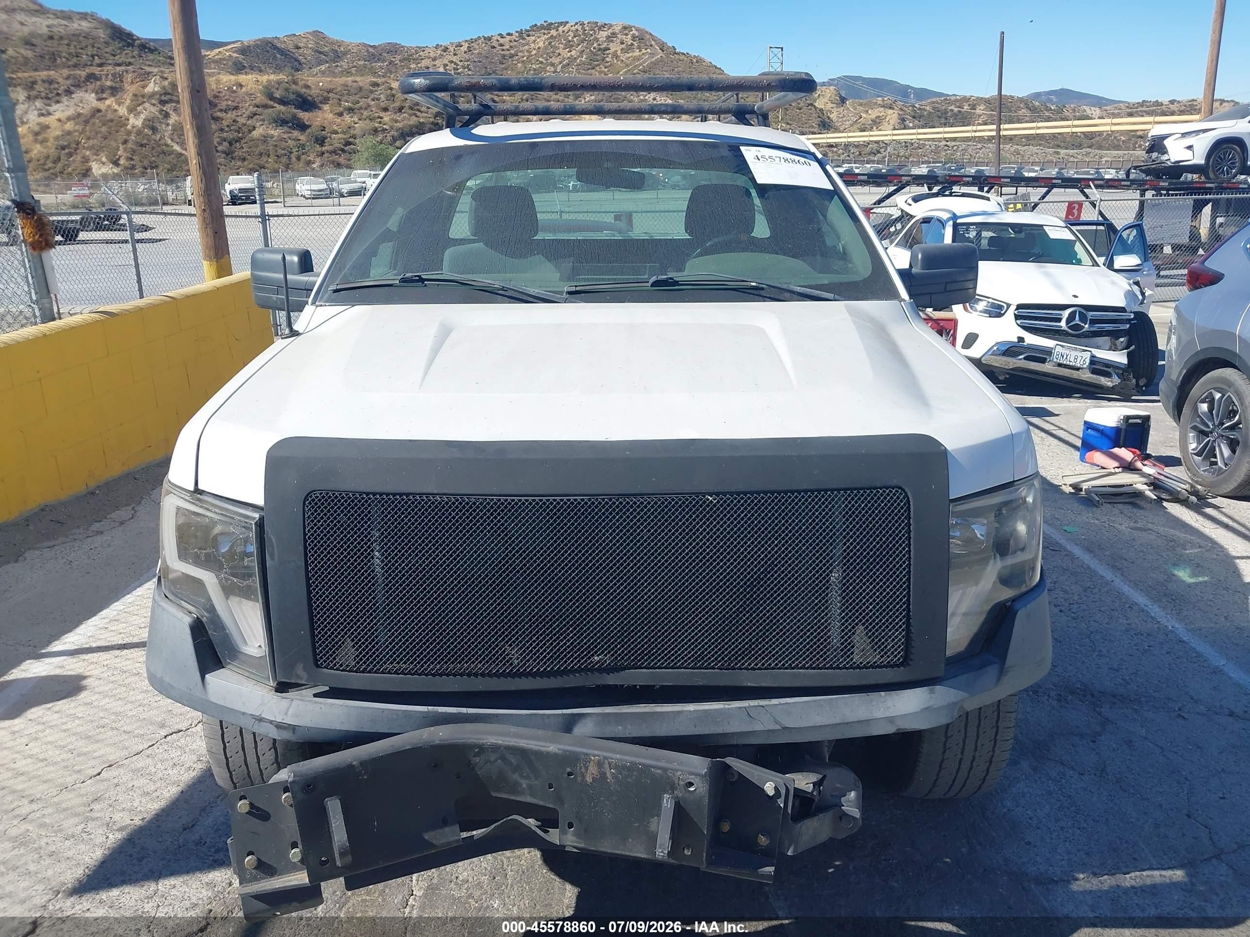 2014 Ford F-150 Xl White vin: 1FTNF1CF3EKD75970
