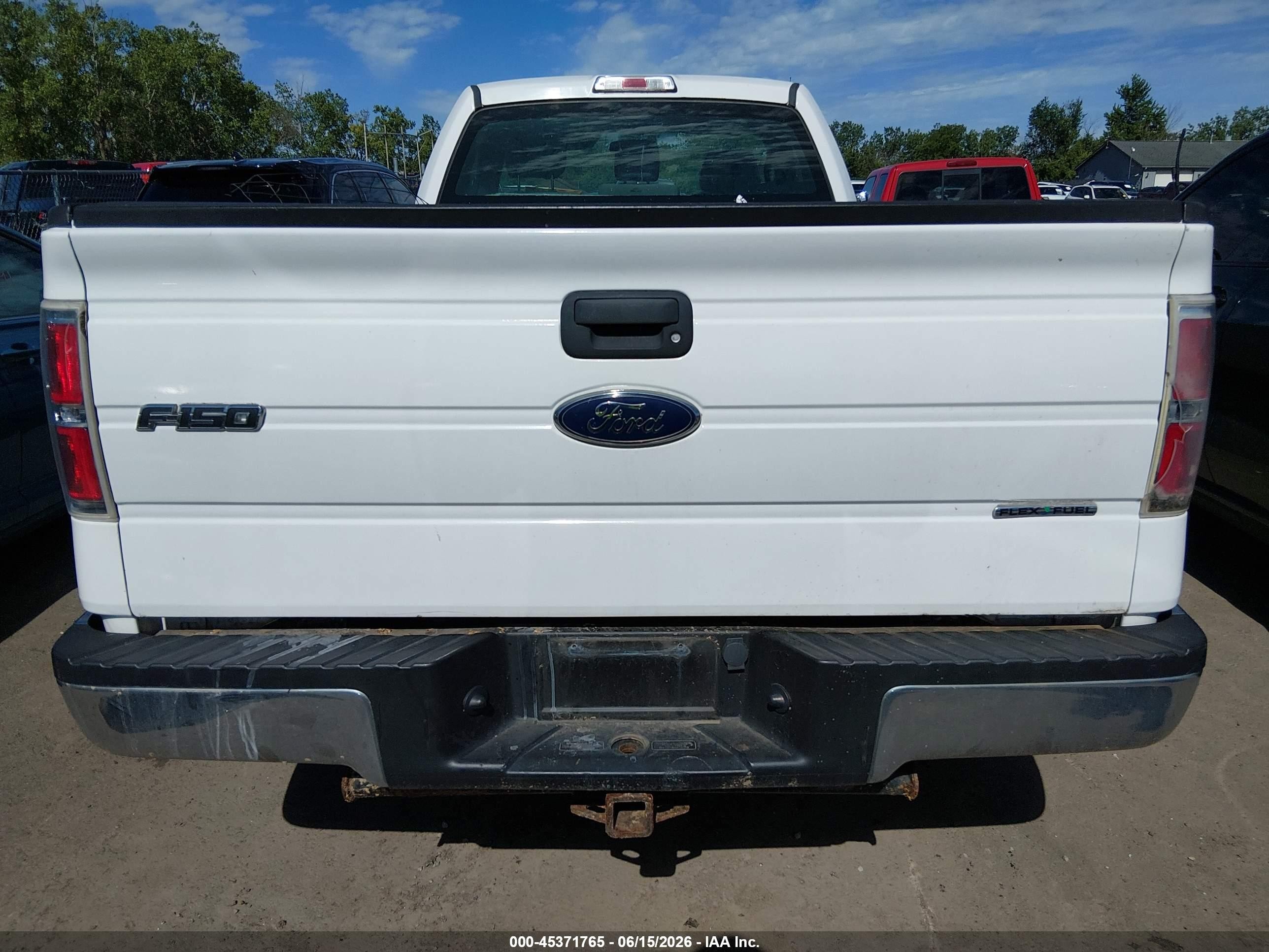 2014 Ford F-150 Xl White vin: 1FTNF1CF3EKD83938