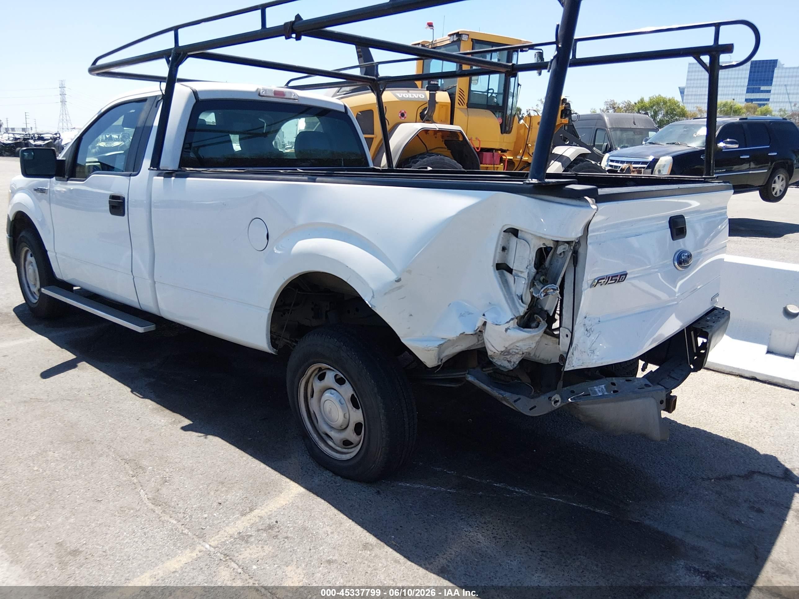 2014 Ford F-150 Xl White vin: 1FTNF1CF3EKE24844
