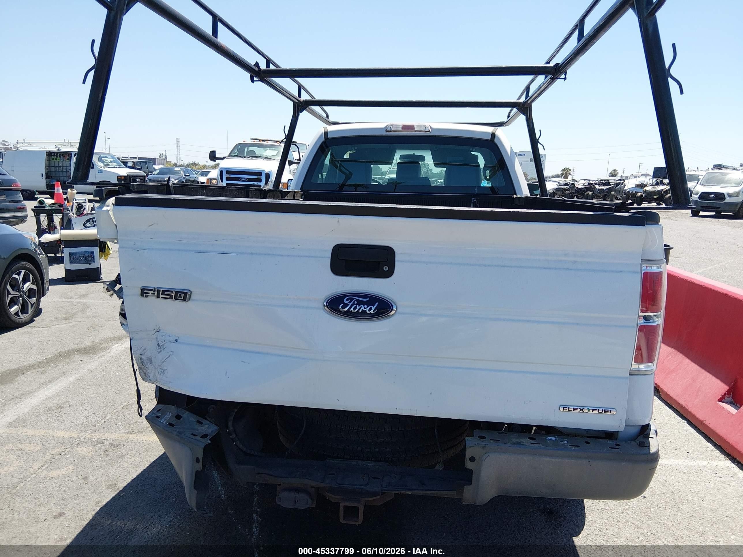 2014 Ford F-150 Xl White vin: 1FTNF1CF3EKE24844