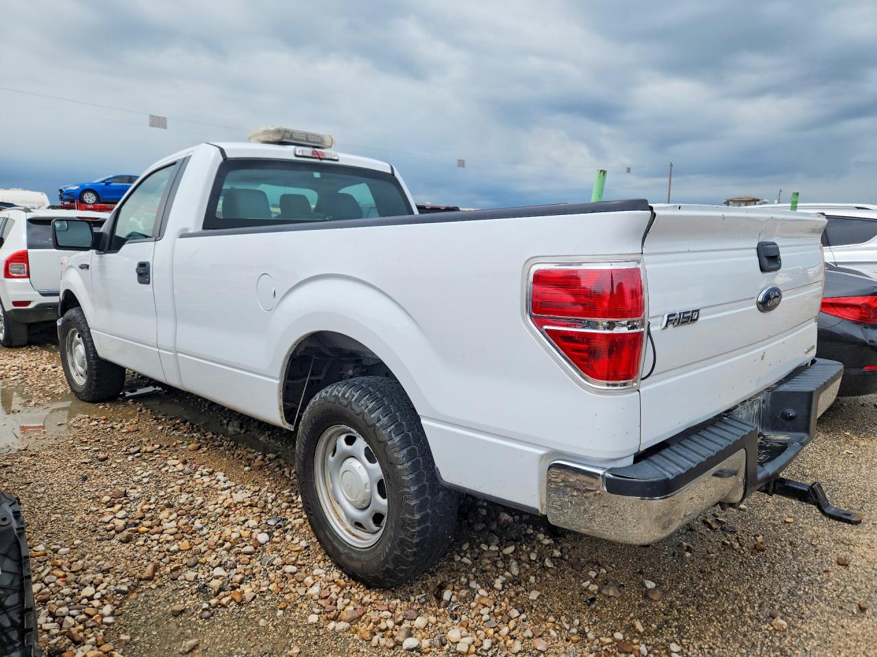 2014 Ford F150 White vin: 1FTNF1CF3EKE89516