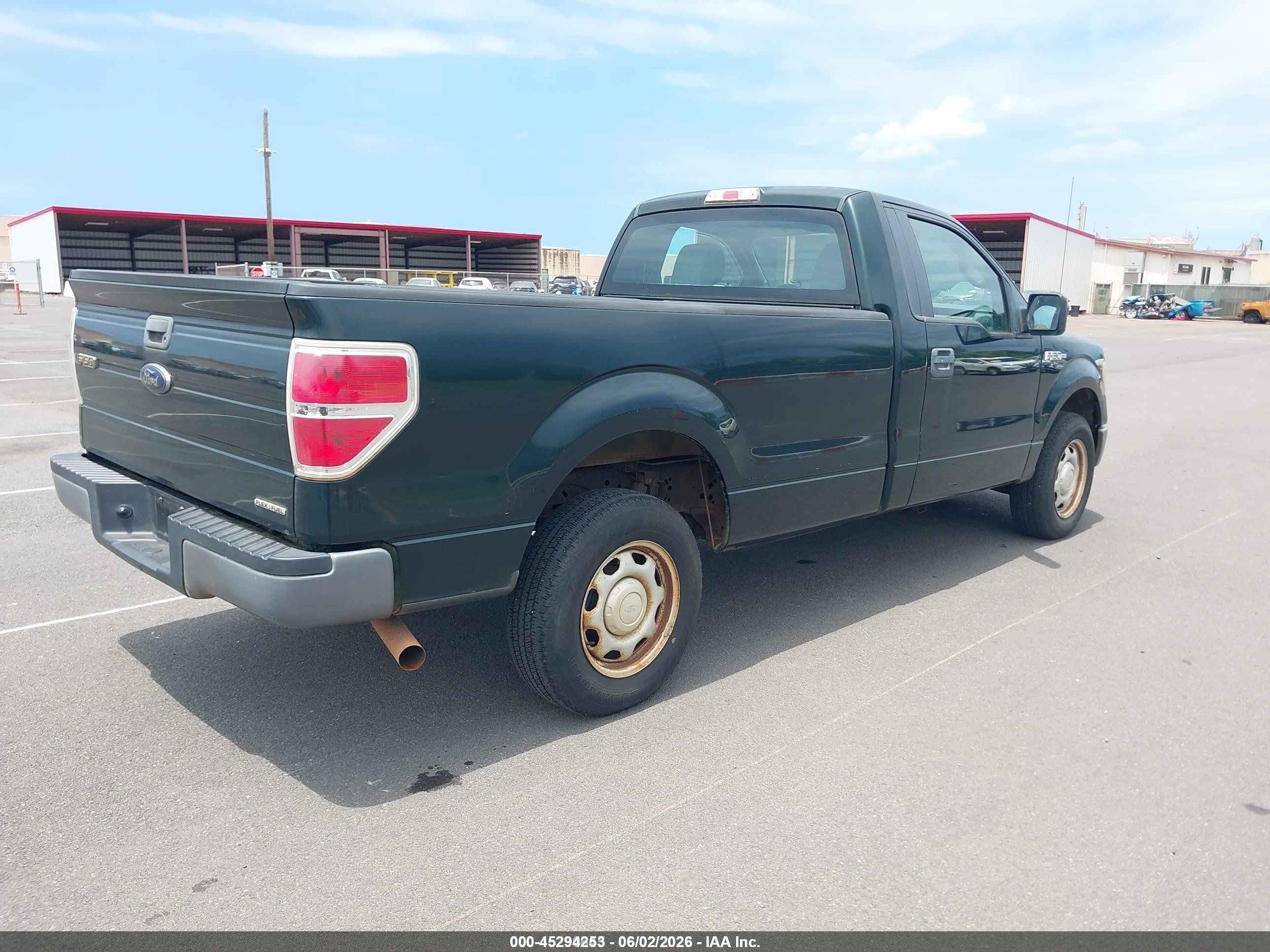 2014 Ford F-150 Xl Green vin: 1FTNF1CF3EKE93131
