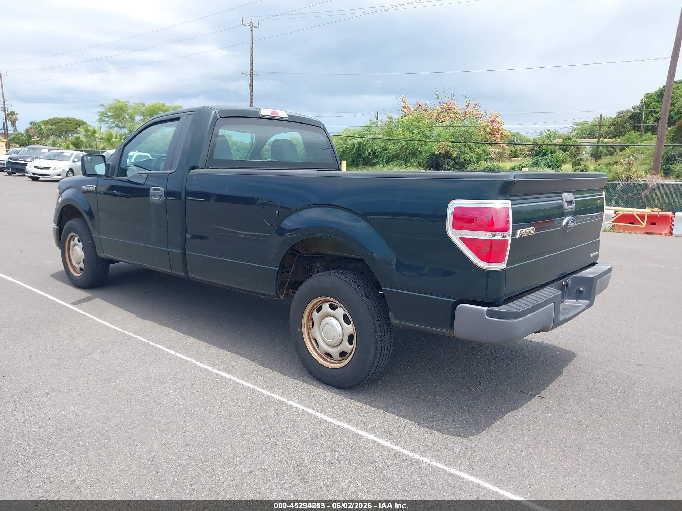 2014 Ford F-150 Xl Green vin: 1FTNF1CF3EKE93131