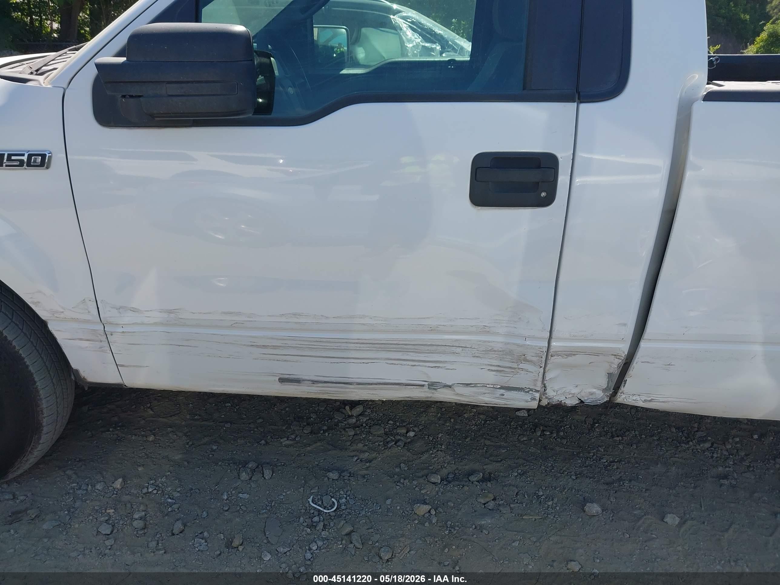 2011 Ford F-150 Xl White vin: 1FTNF1CF4BKD60955