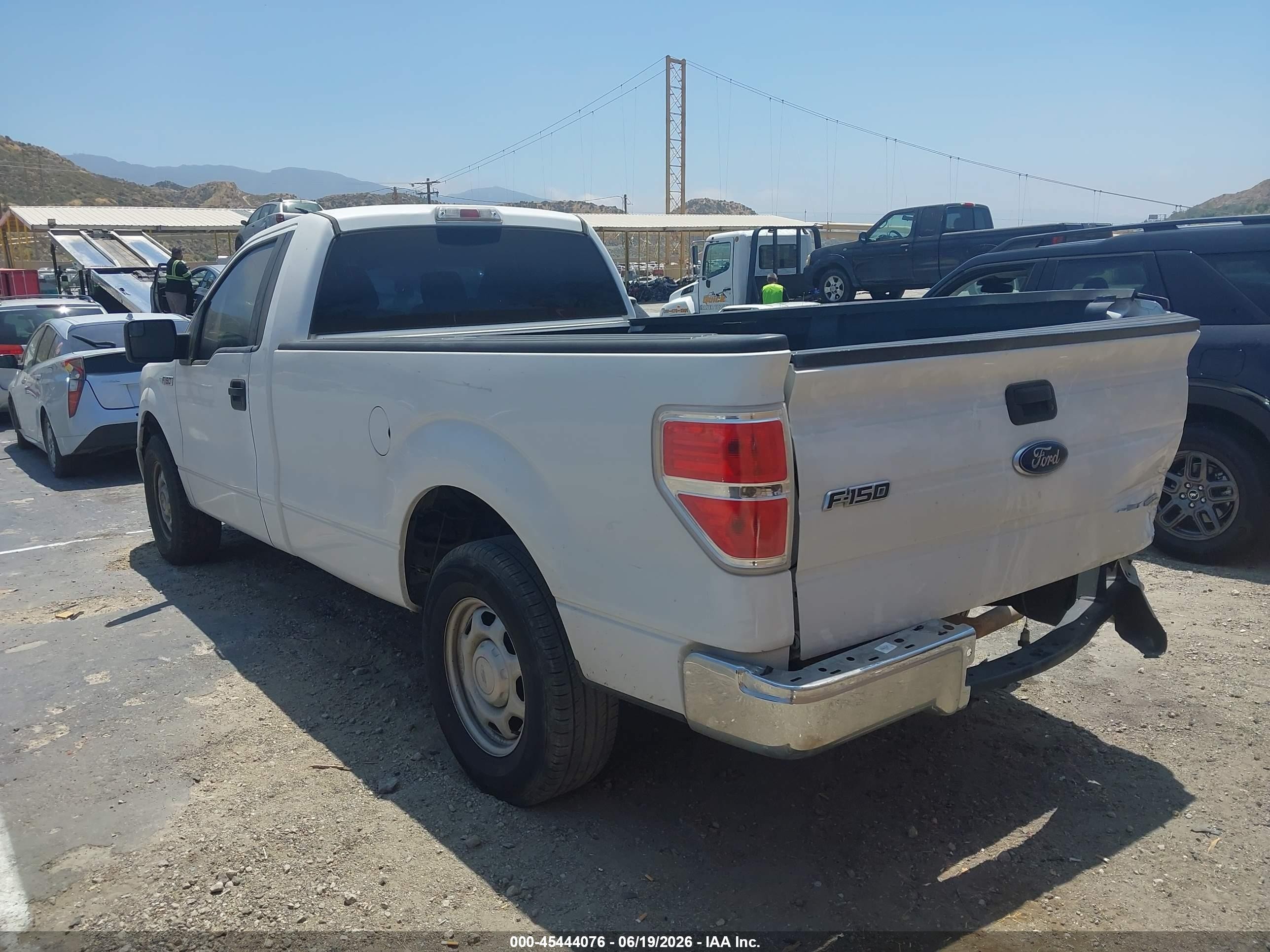2014 Ford F-150 Xl White vin: 1FTNF1CF4EKD16698