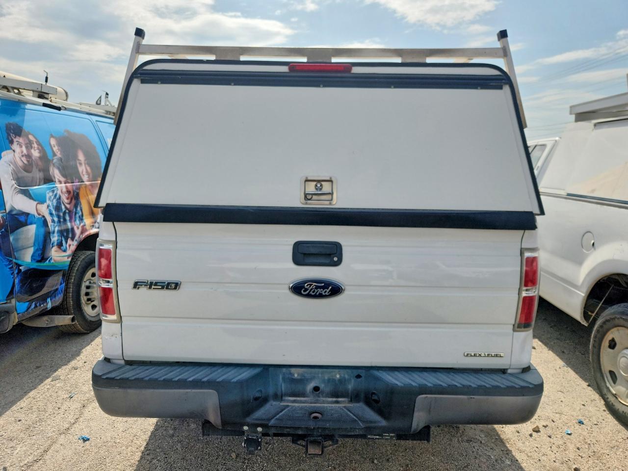 2014 Ford F150 White vin: 1FTNF1CF4EKE31561