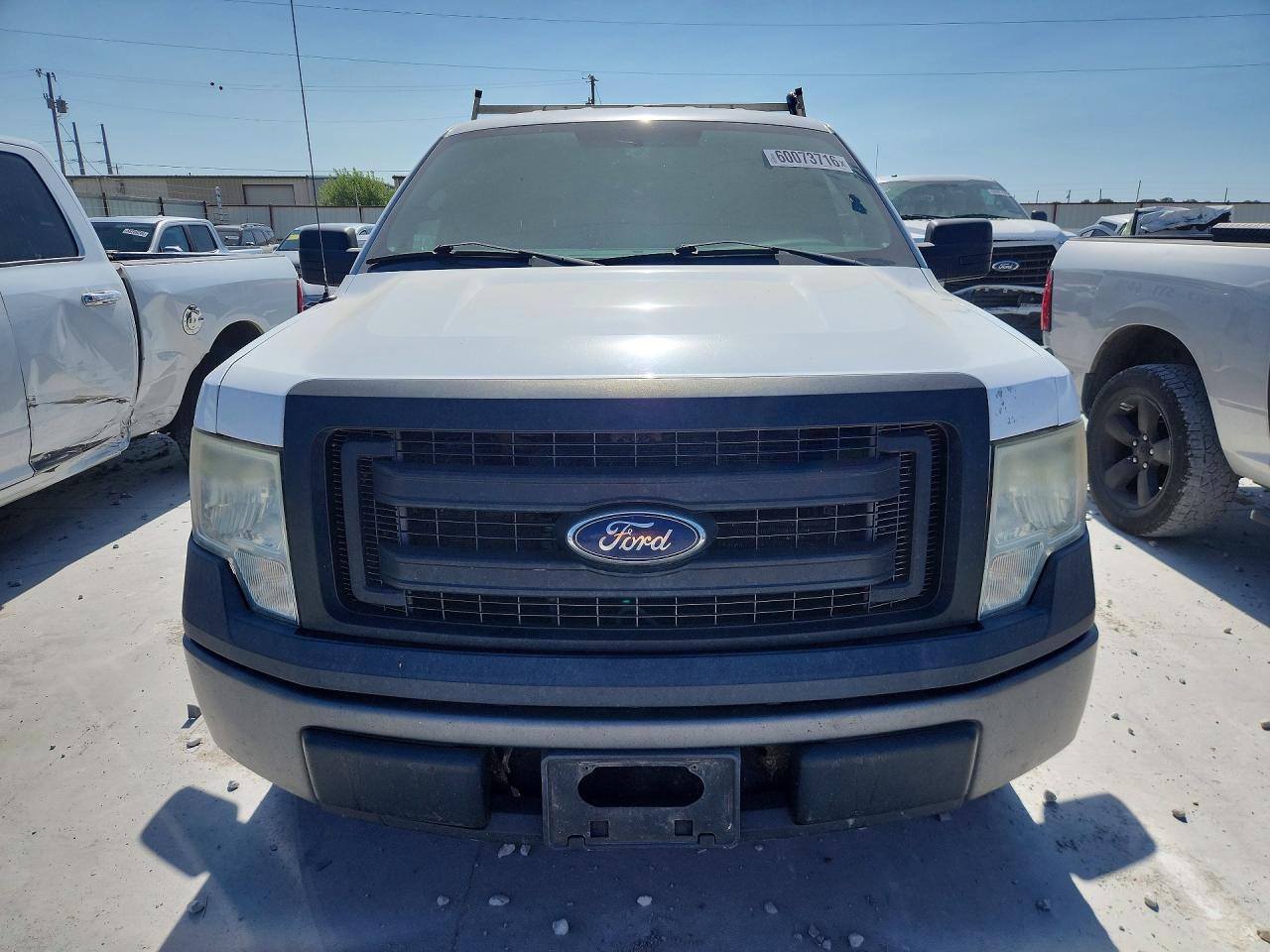 2014 Ford F150 White vin: 1FTNF1CF4EKE31561