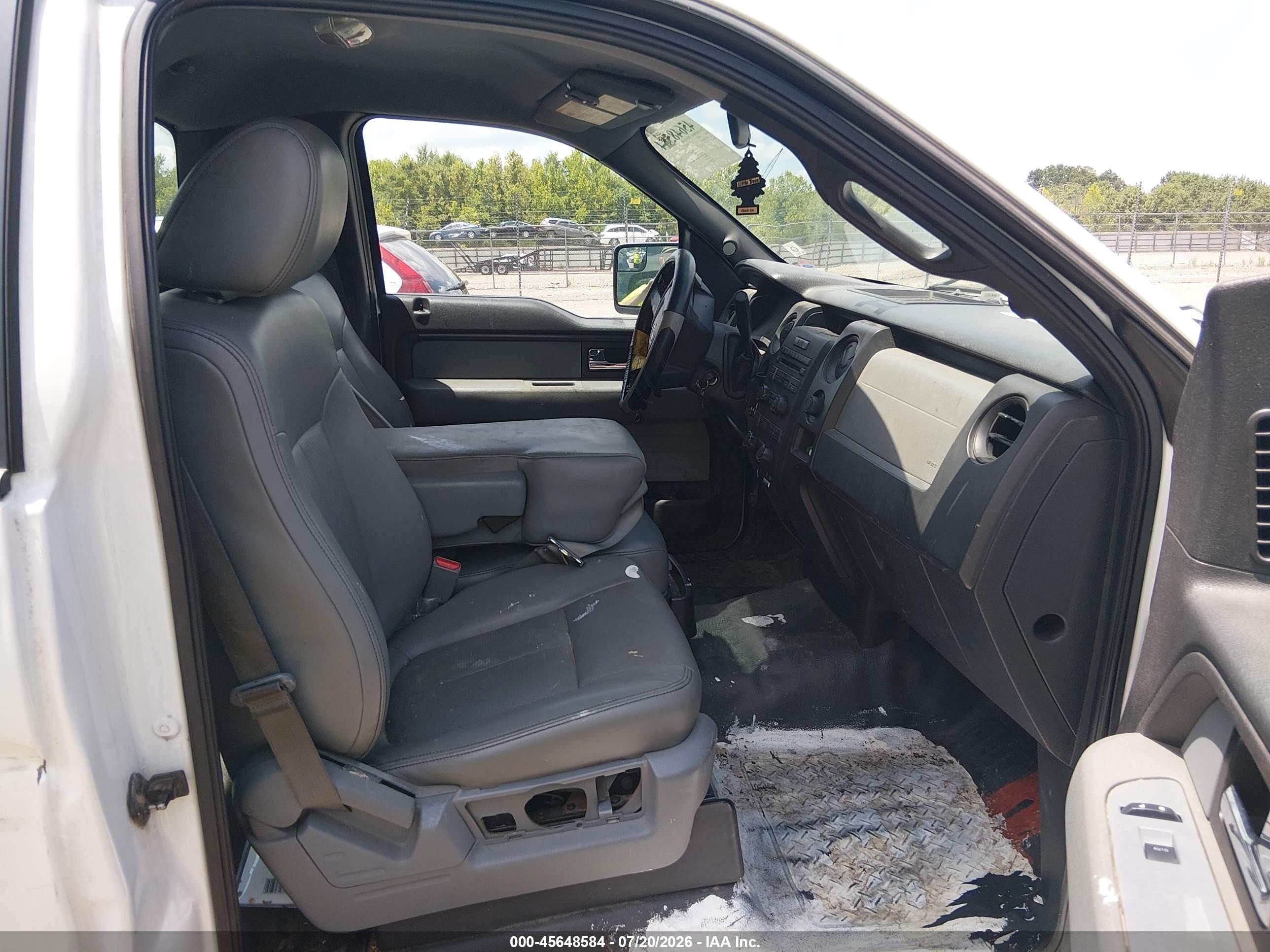 2014 Ford F-150 Xl White vin: 1FTNF1CF4EKE74457