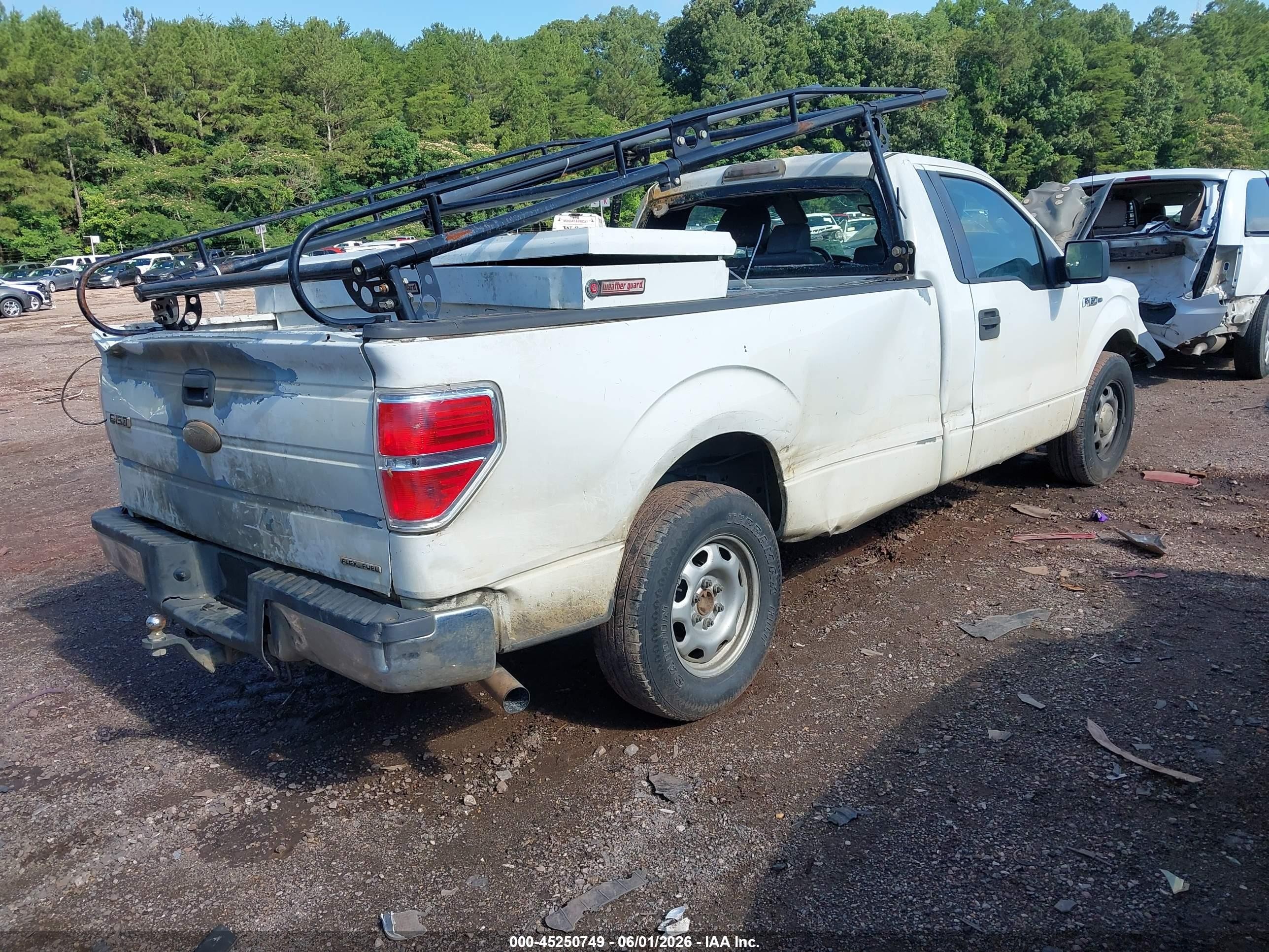 2012 Ford F-150 Xl White vin: 1FTNF1CF7CKD34741