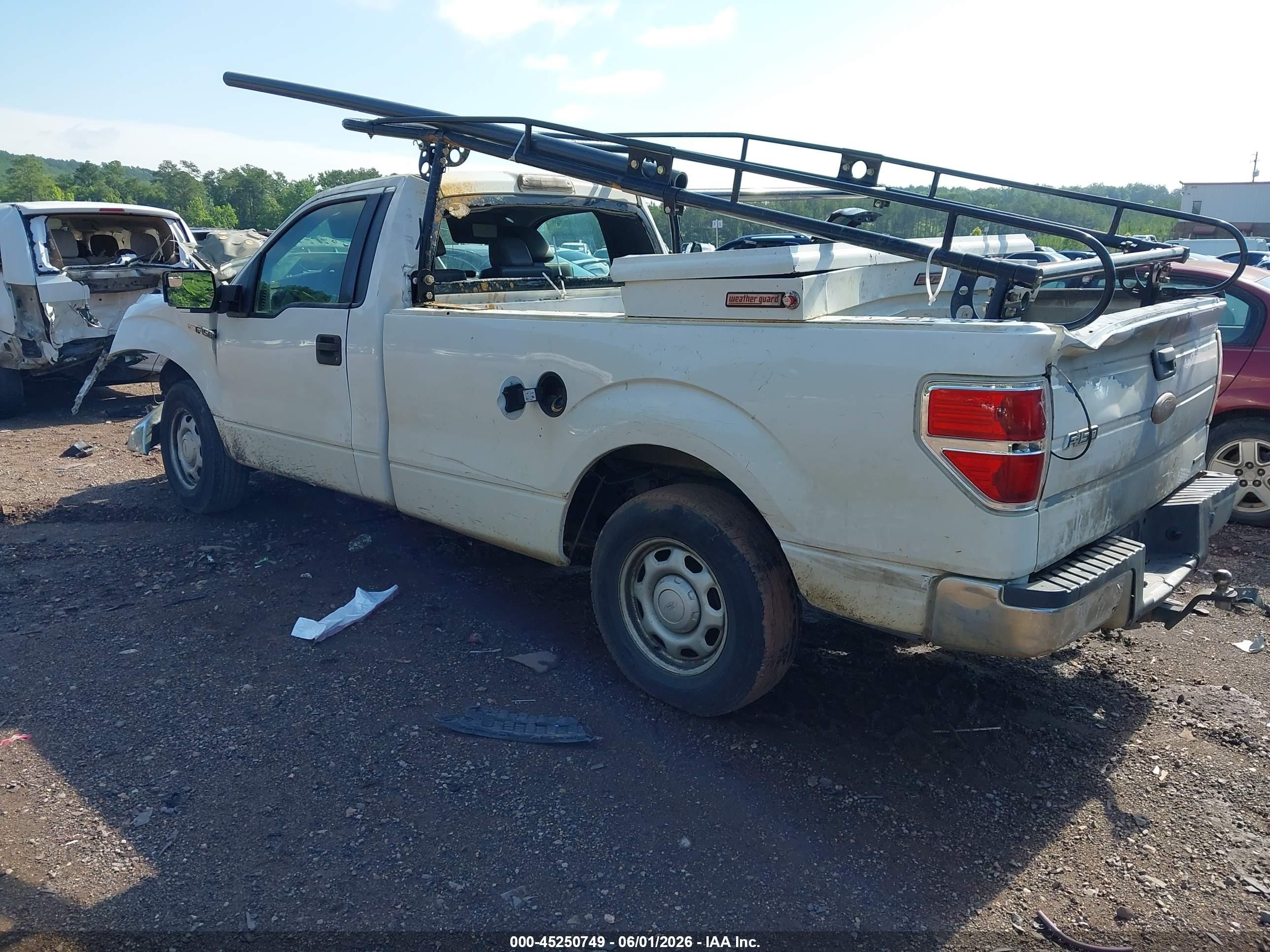 2012 Ford F-150 Xl White vin: 1FTNF1CF7CKD34741
