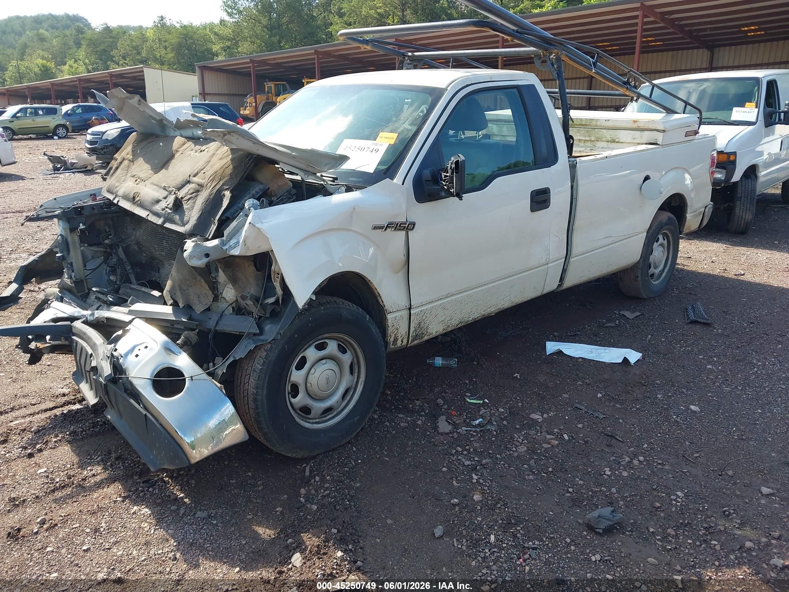 2012 Ford F-150 Xl White vin: 1FTNF1CF7CKD34741