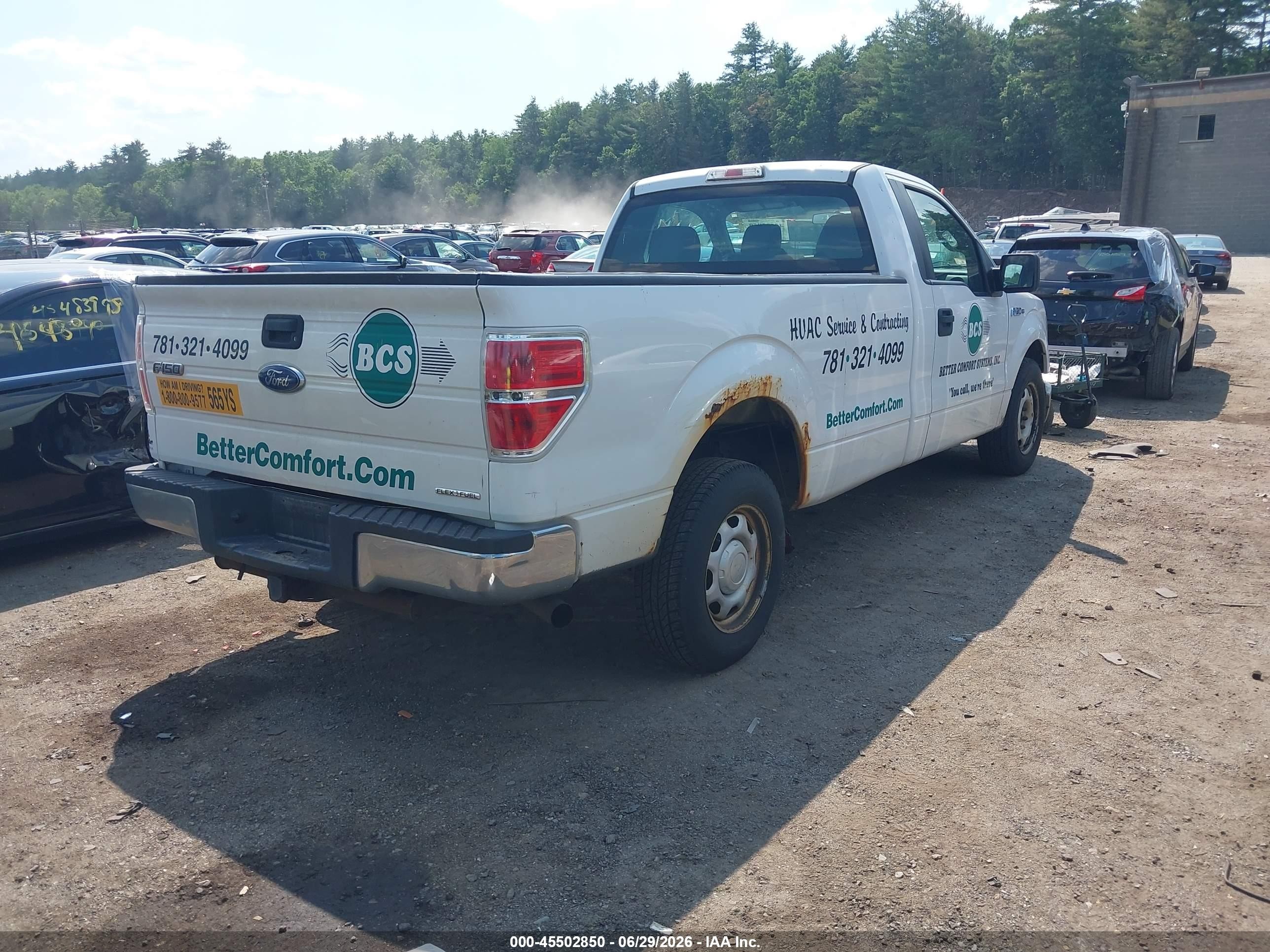 2014 Ford F-150 Stx/xl/xlt White vin: 1FTNF1CF7EKD17800