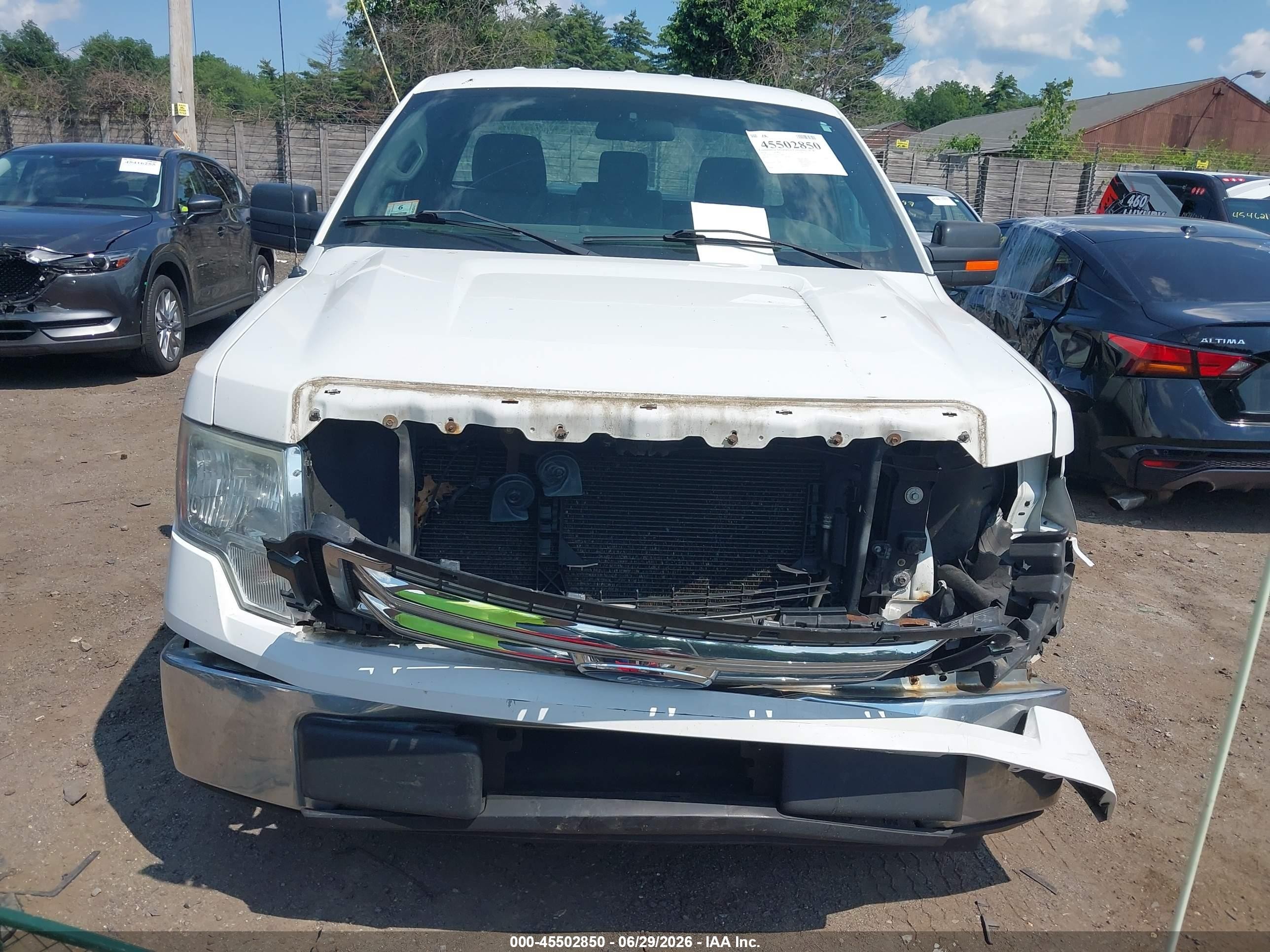 2014 Ford F-150 Stx/xl/xlt White vin: 1FTNF1CF7EKD17800