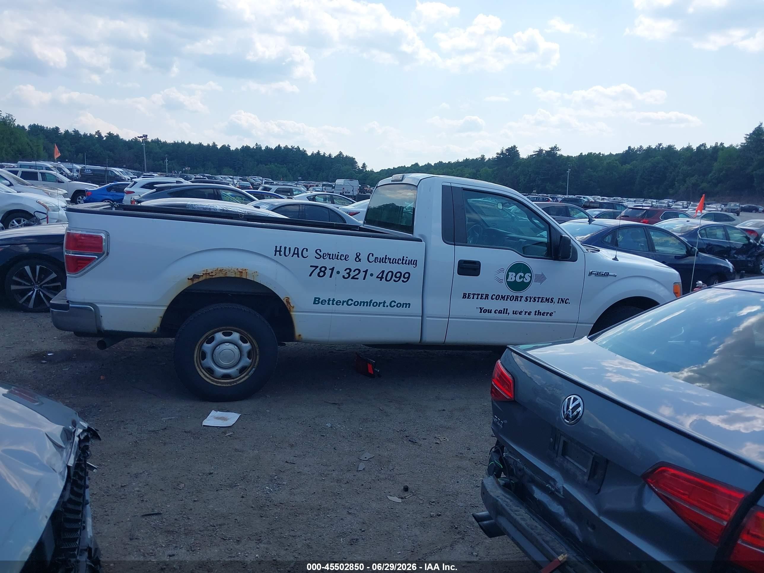 2014 Ford F-150 Stx/xl/xlt White vin: 1FTNF1CF7EKD17800