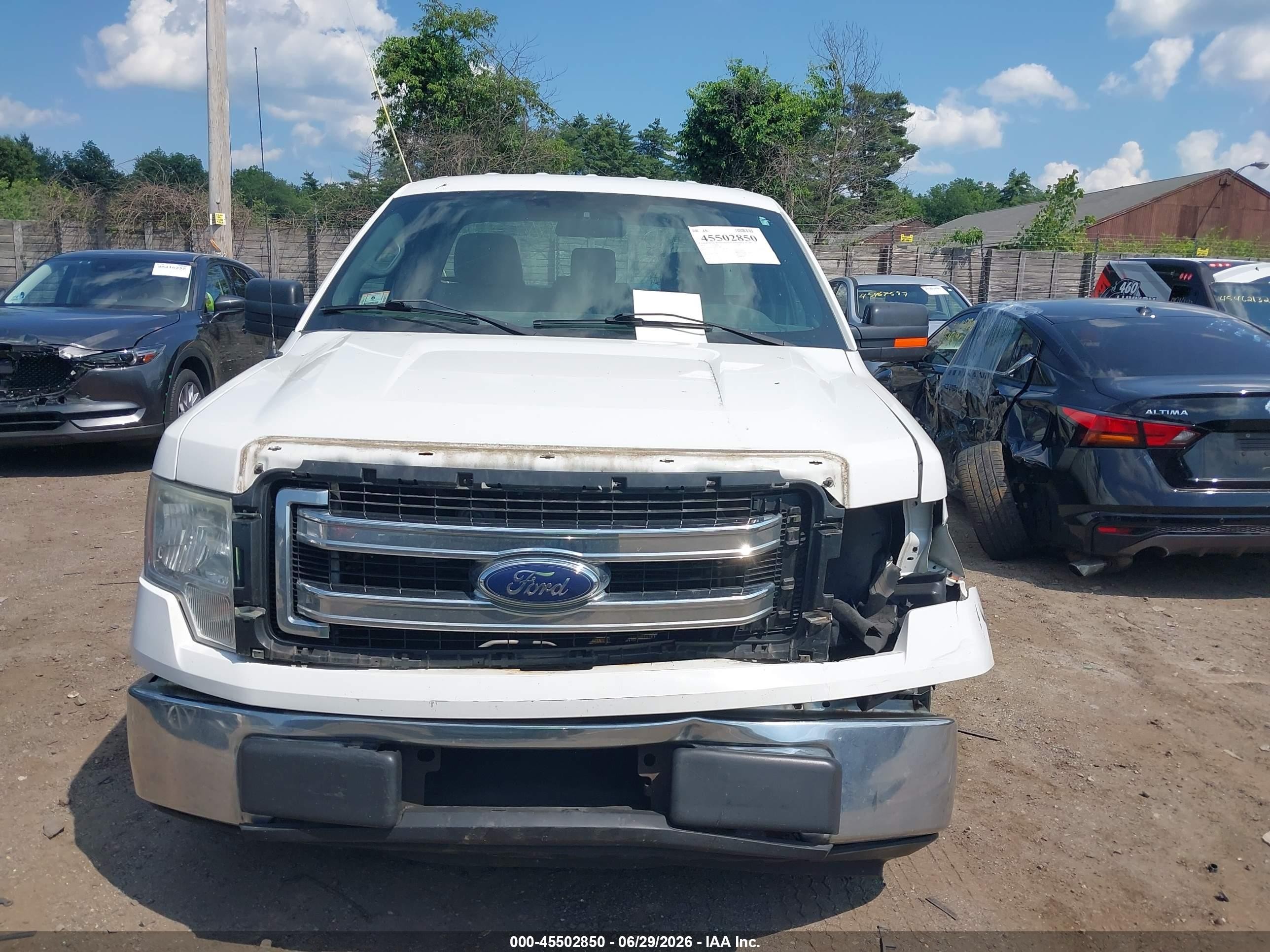 2014 Ford F-150 Stx/xl/xlt White vin: 1FTNF1CF7EKD17800
