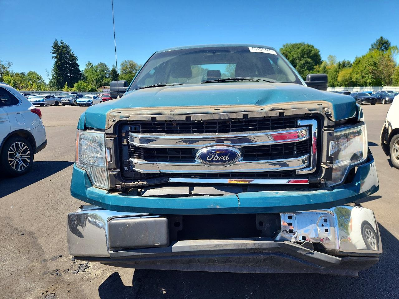 2014 Ford F150 Green vin: 1FTNF1CF7EKD84655
