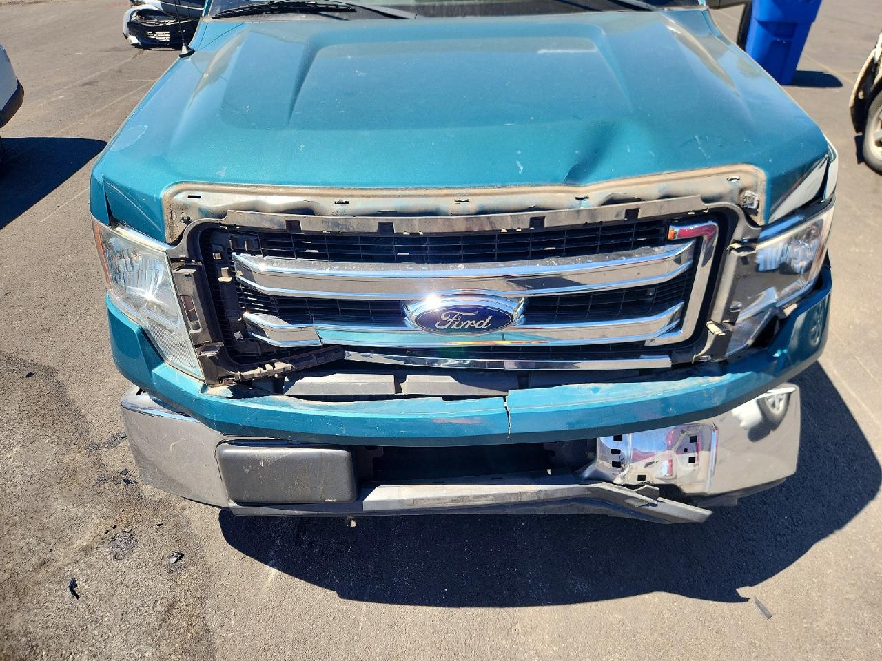 2014 Ford F150 Green vin: 1FTNF1CF7EKD84655