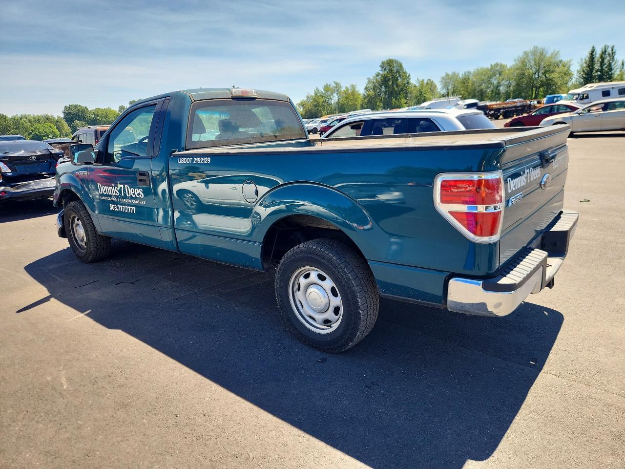 2014 Ford F150 Green vin: 1FTNF1CF7EKD84655