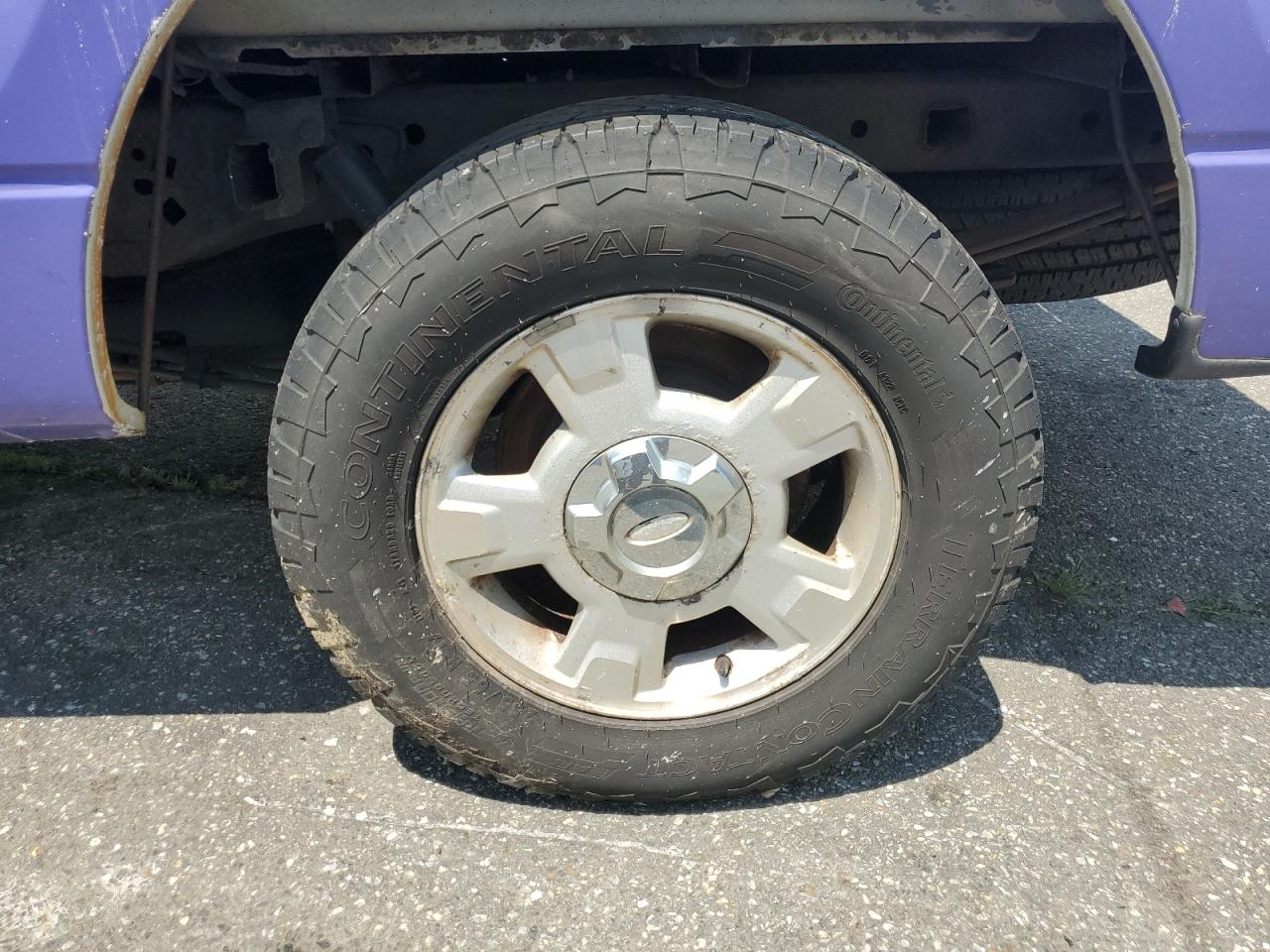 2011 Ford F150 Белый vin: 1FTNF1CF8BKD84367 Damage: Left Rear Wheel, Rust, Repair Required