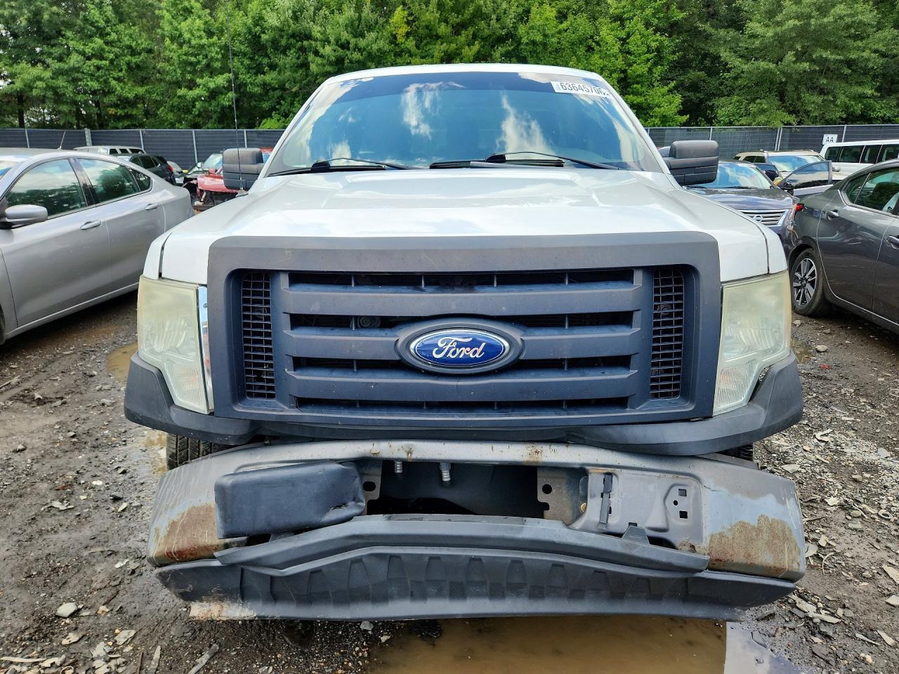 2014 Ford F150 White vin: 1FTNF1CF9EKD84771