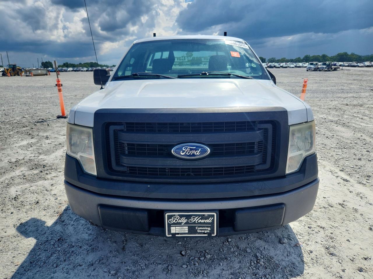 2014 Ford F150 White vin: 1FTNF1CF9EKD88903