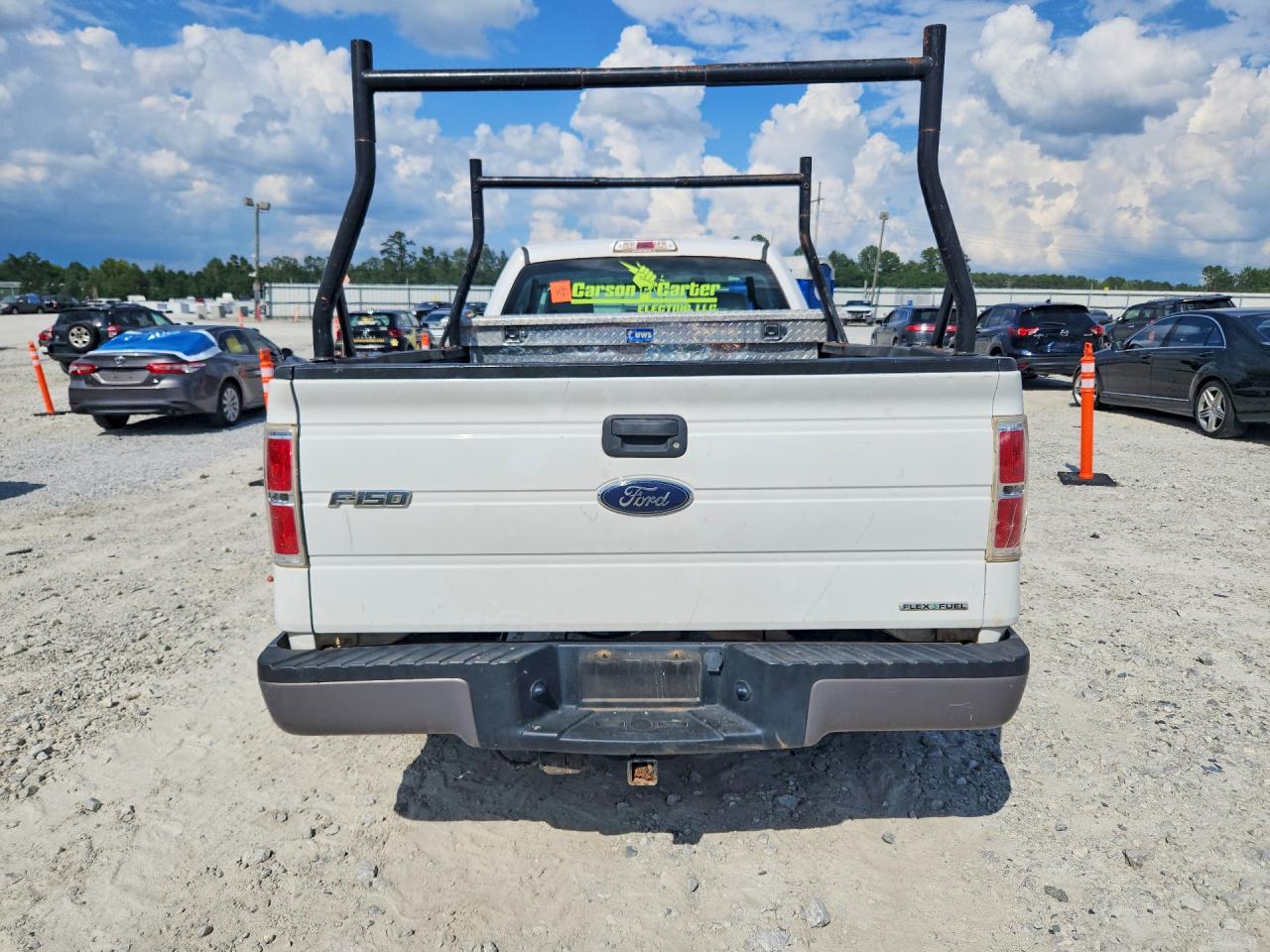 2014 Ford F150 White vin: 1FTNF1CF9EKD88903