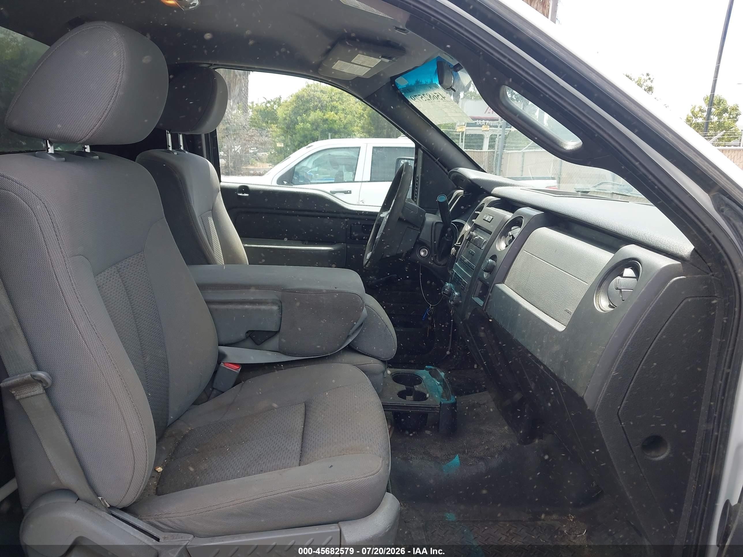 2012 Ford F-150 Xl White vin: 1FTNF1CFXCKD65899