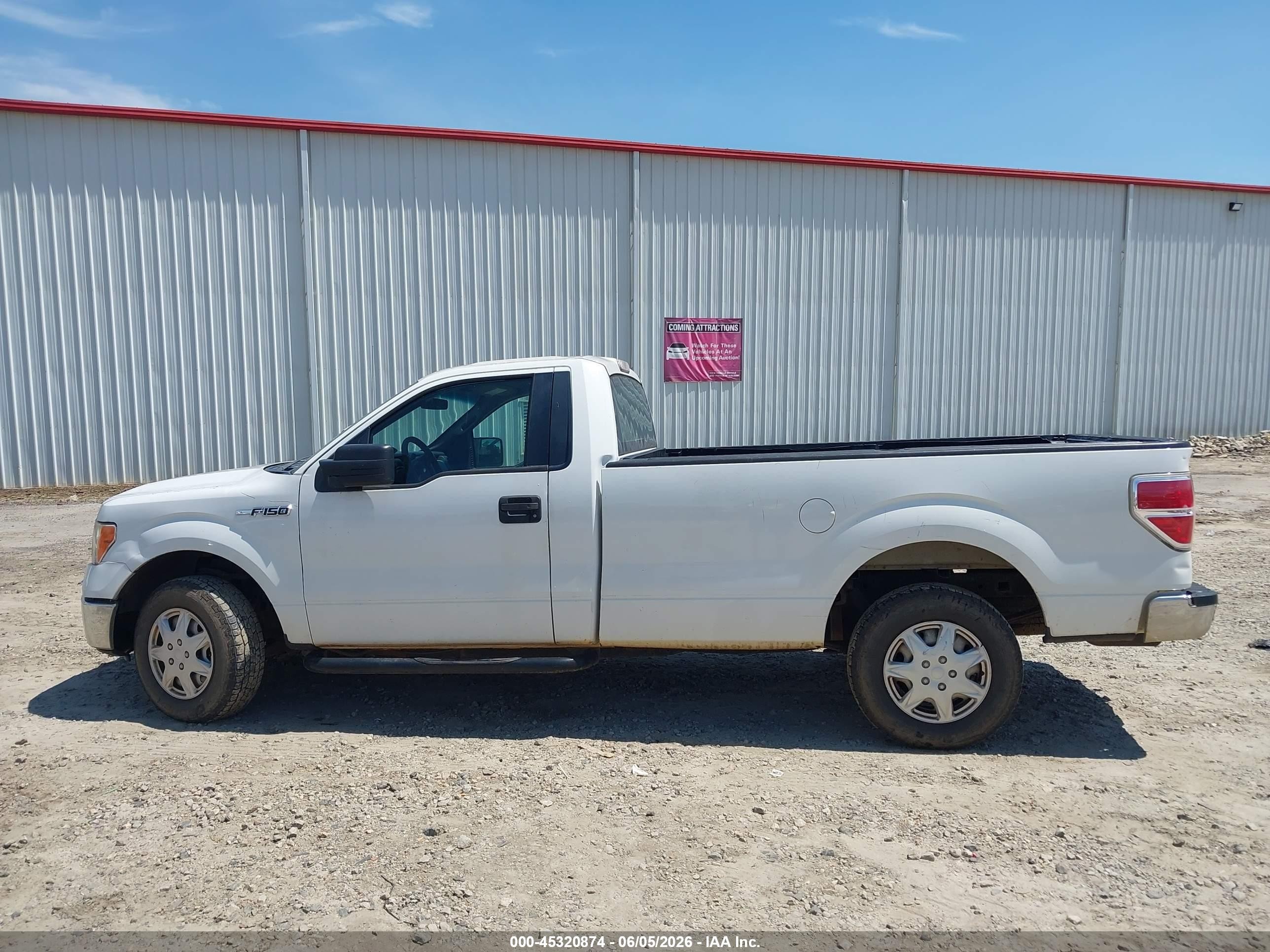 2014 Ford F-150 Xl White vin: 1FTNF1CFXEKD17659