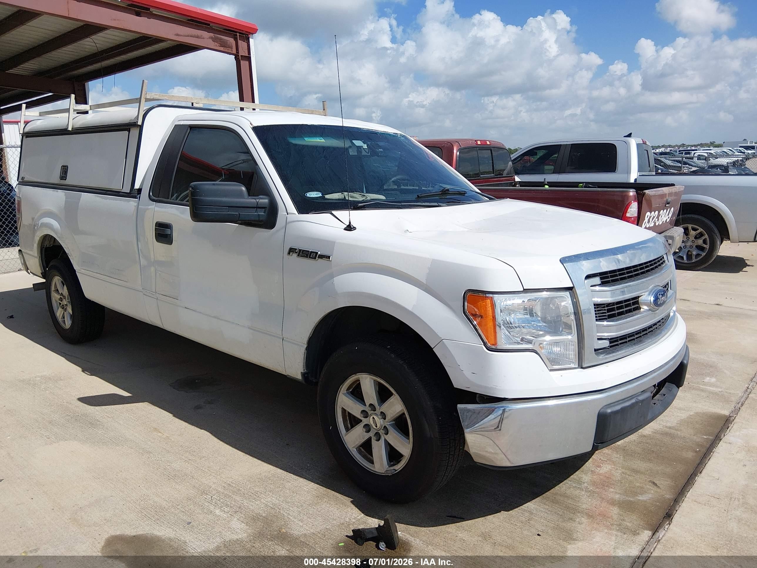 2014 Ford F-150 Stx/xl/xlt White vin: 1FTNF1CFXEKE27546