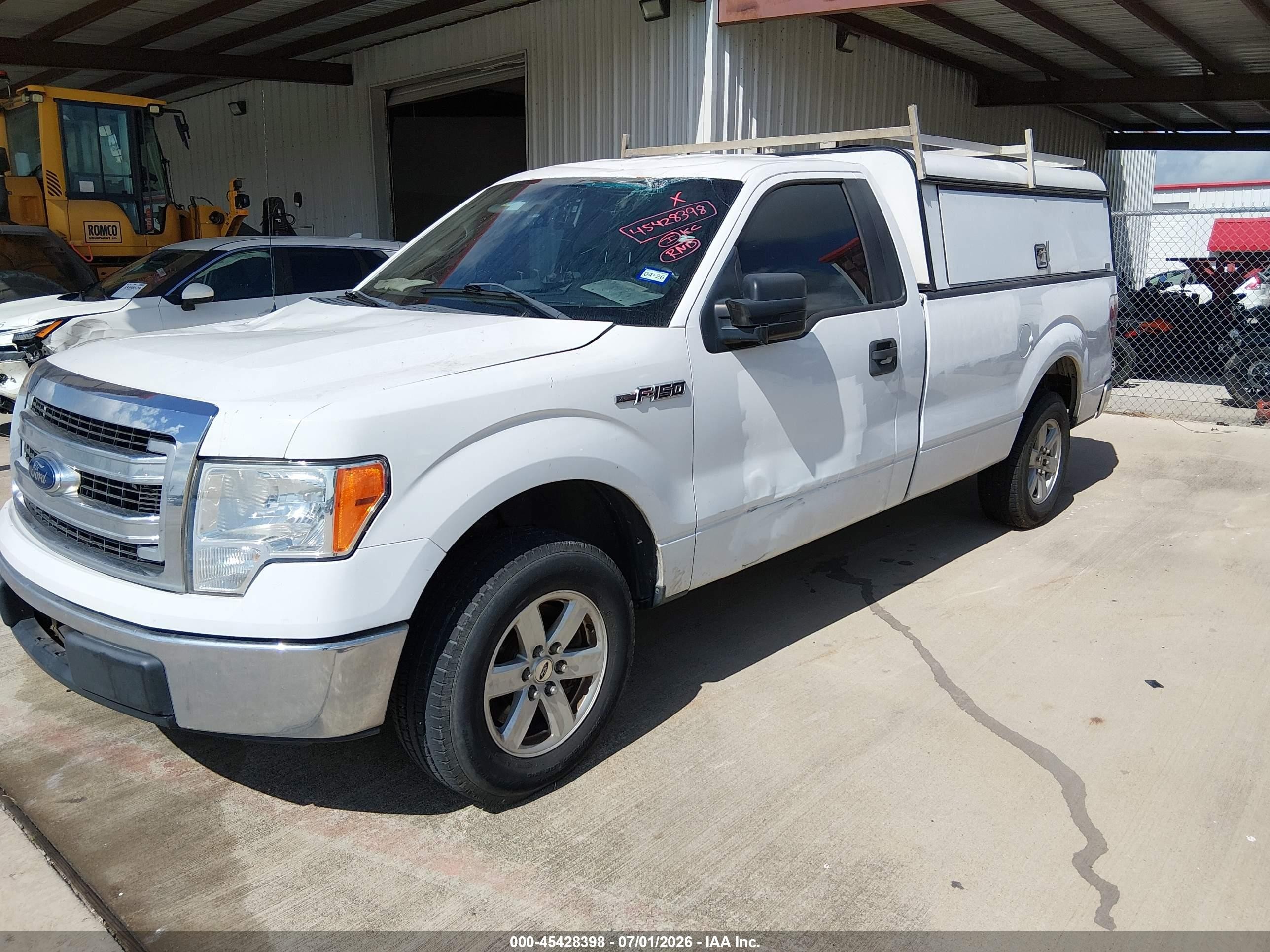 2014 Ford F-150 Stx/xl/xlt White vin: 1FTNF1CFXEKE27546
