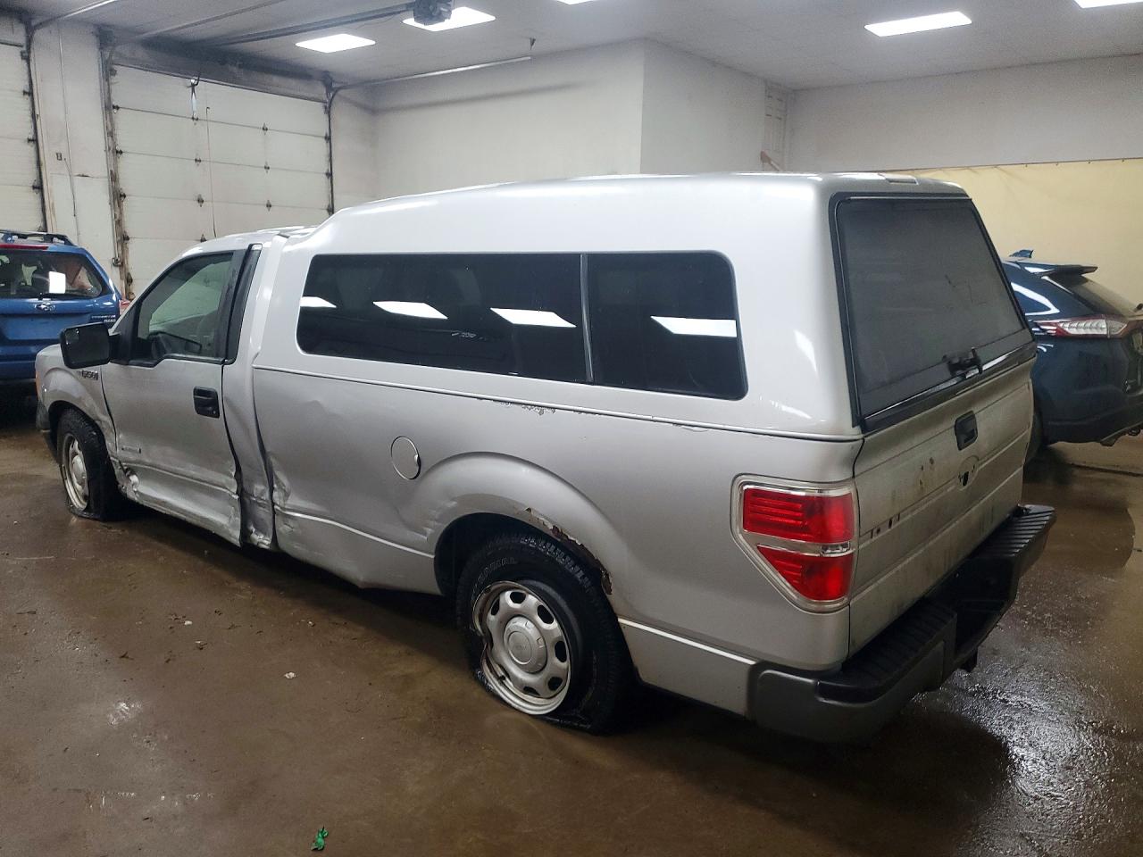 2013 Ford F150 Silver vin: 1FTNF1CT0DKF24811