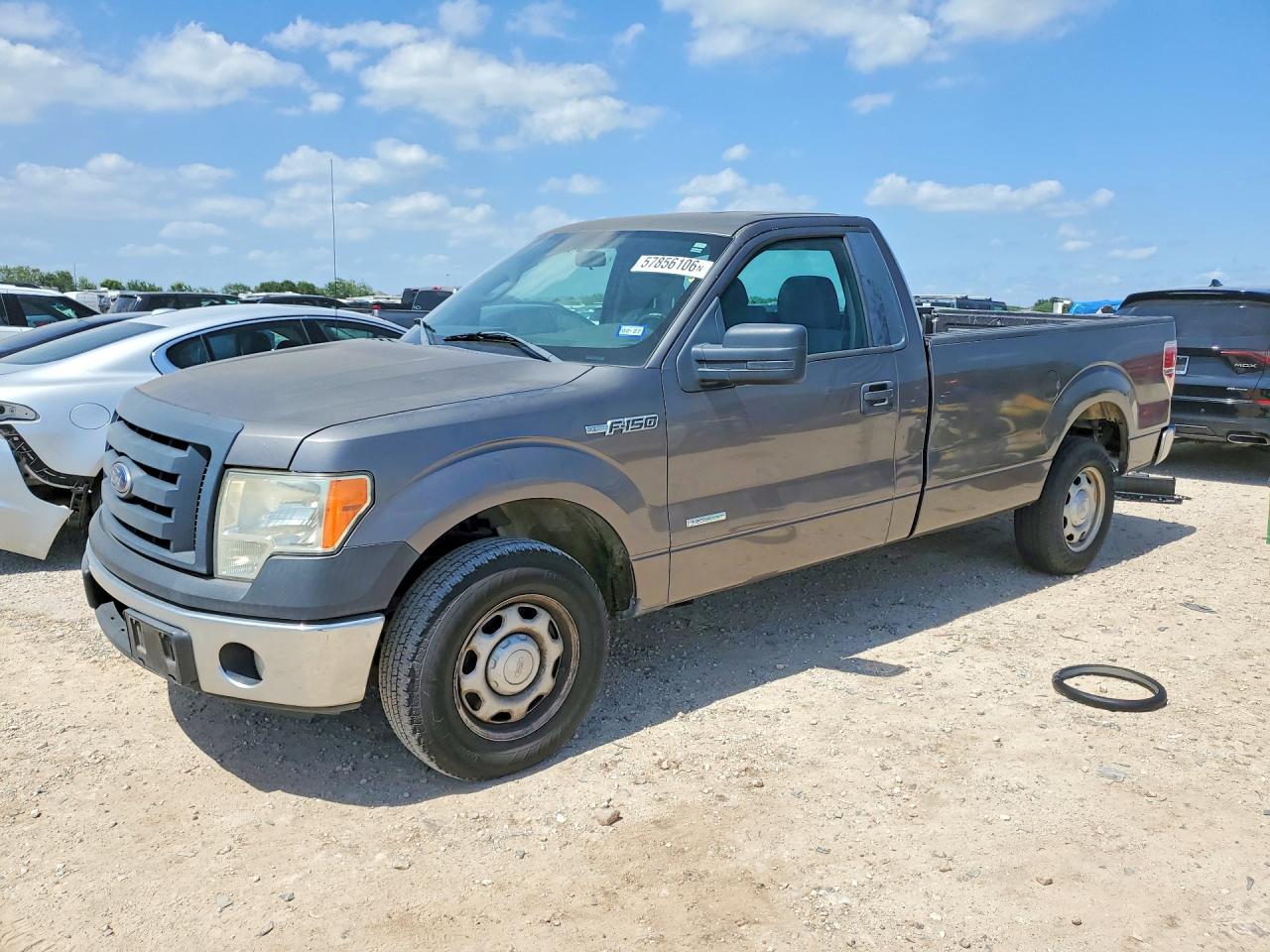 2012 Ford F150 Gray vin: 1FTNF1CT2CKE24286