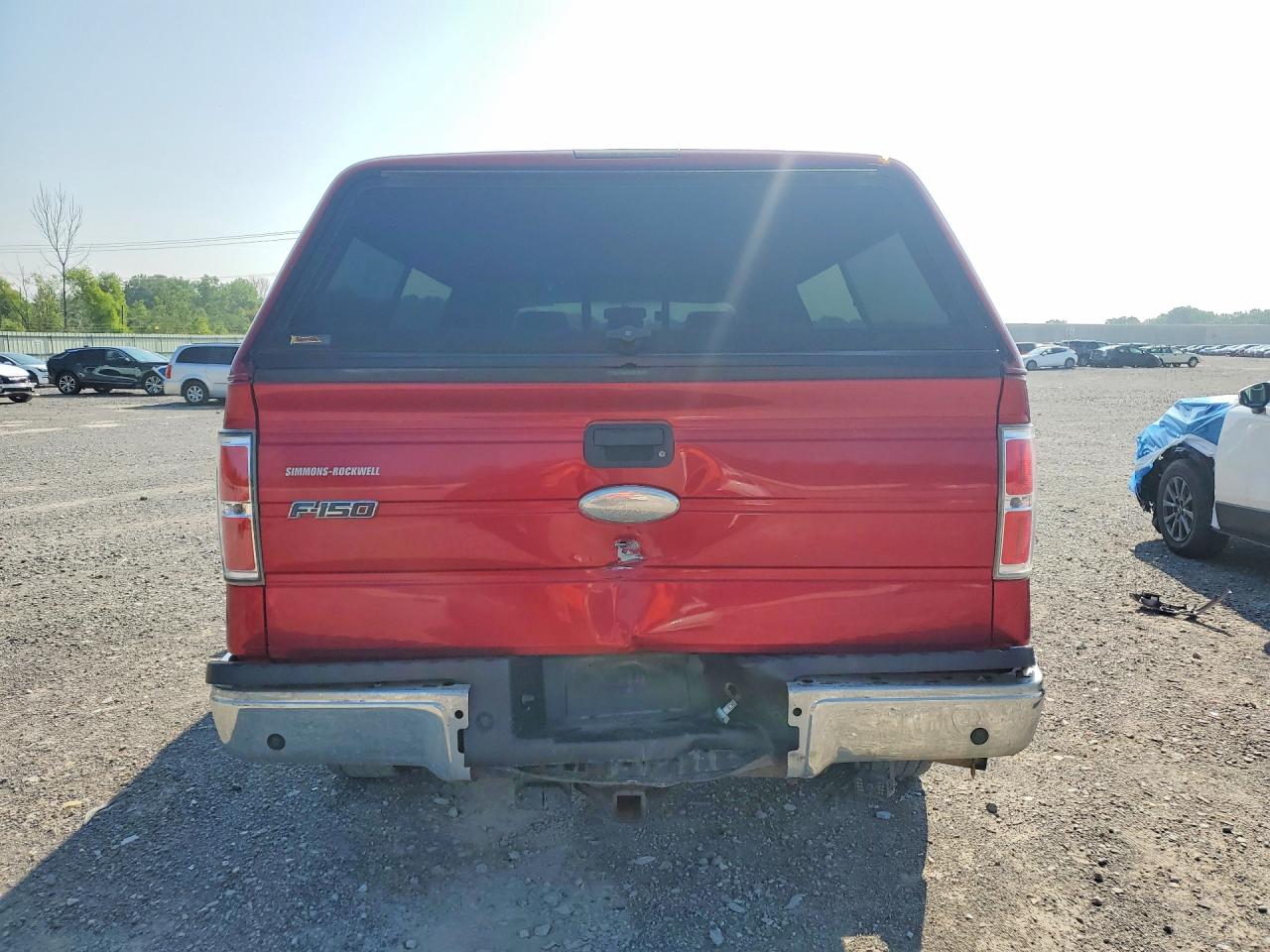 2012 Ford F150 Red vin: 1FTNF1CT3CKD53227