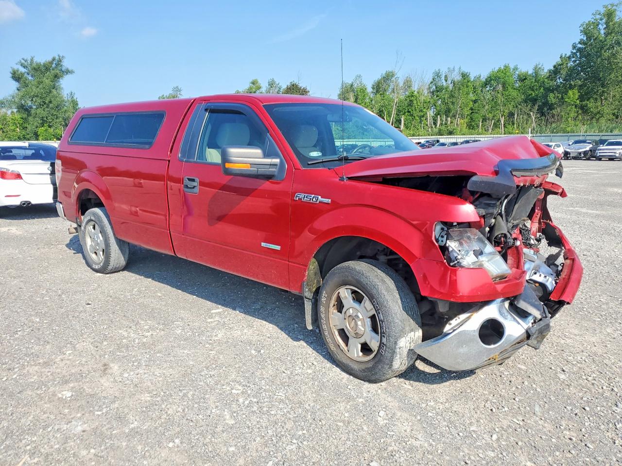 2012 Ford F150 Red vin: 1FTNF1CT3CKD53227