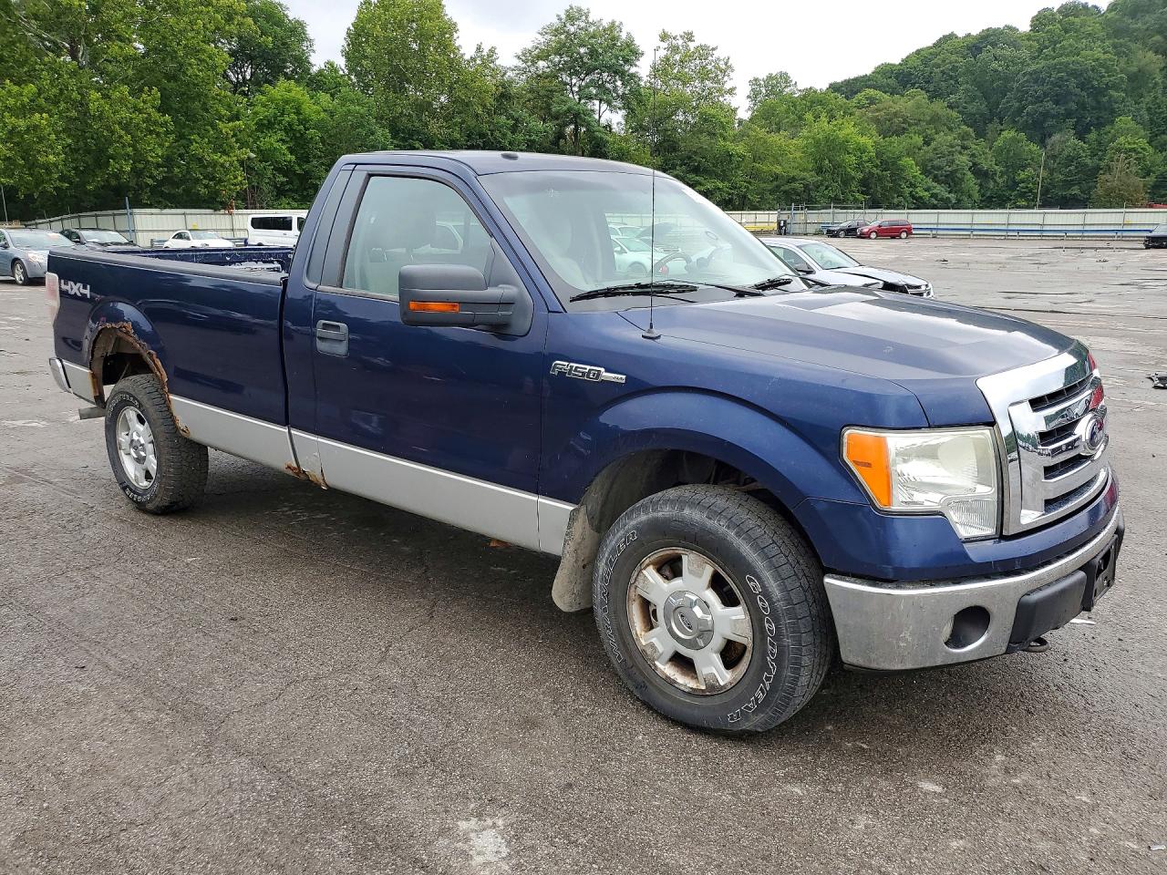 2010 Ford F150 Blue vin: 1FTNF1E84AKA98562