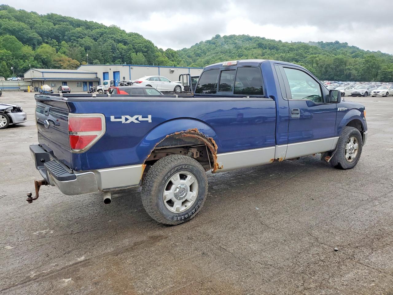 2010 Ford F150 Blue vin: 1FTNF1E84AKA98562