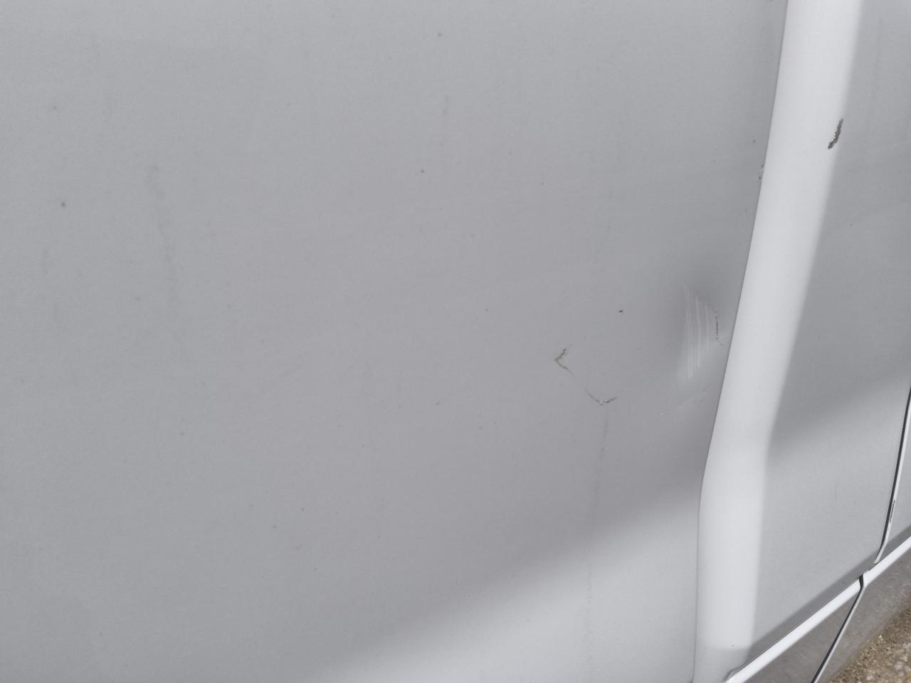 2014 Ford F150 White vin: 1FTNF1EF4EKG51084 Damage: Right Bed Side, Dent(S) W/ Paint Dmg, 4 To 5 Inches