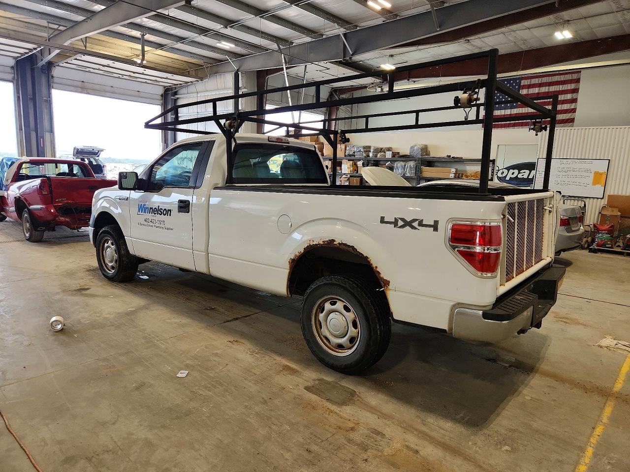 2011 Ford F150 White vin: 1FTNF1EF8BKE09104