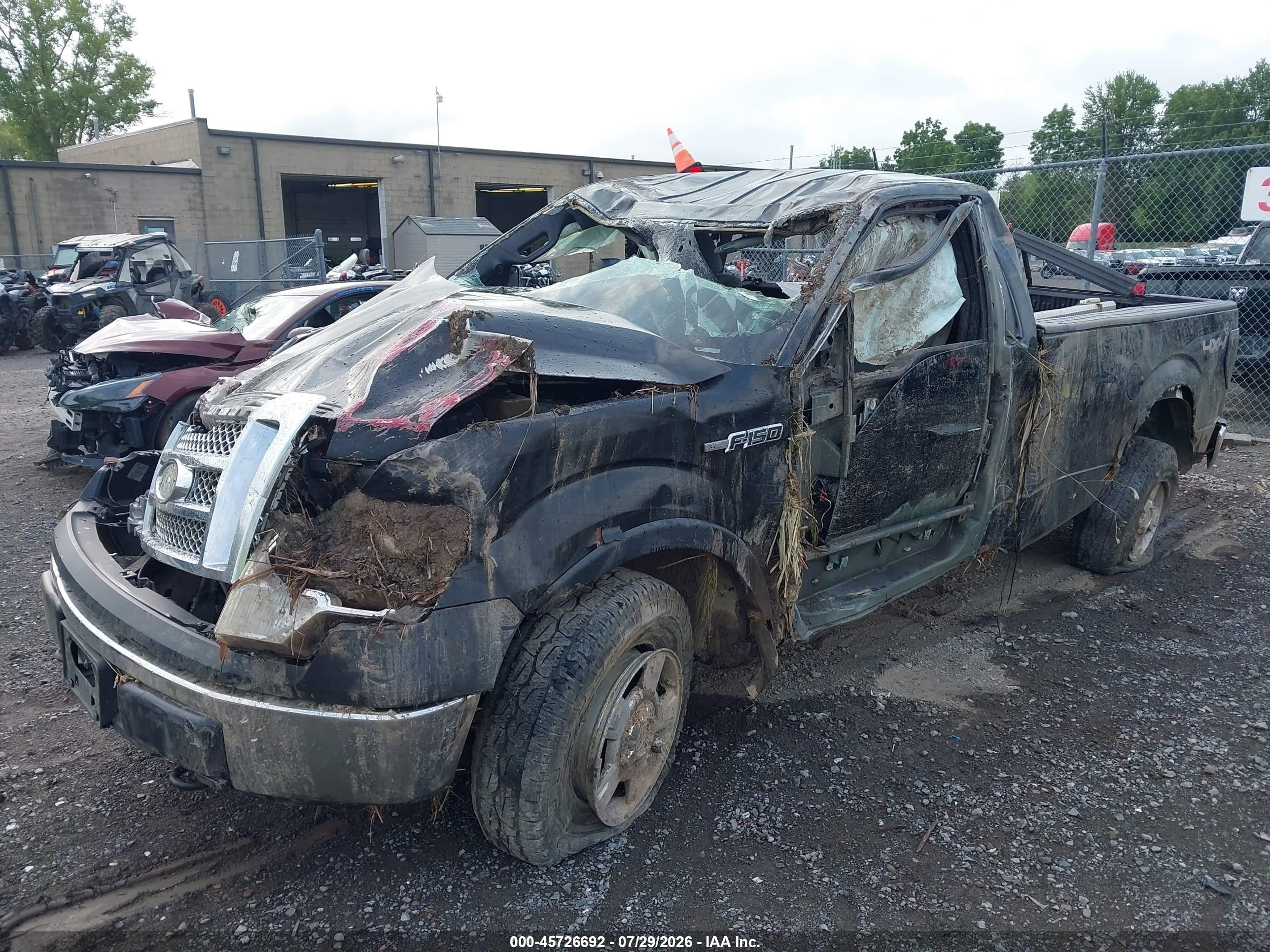 2012 Ford F-150 Xl Black vin: 1FTNF1EF9CKE14202
